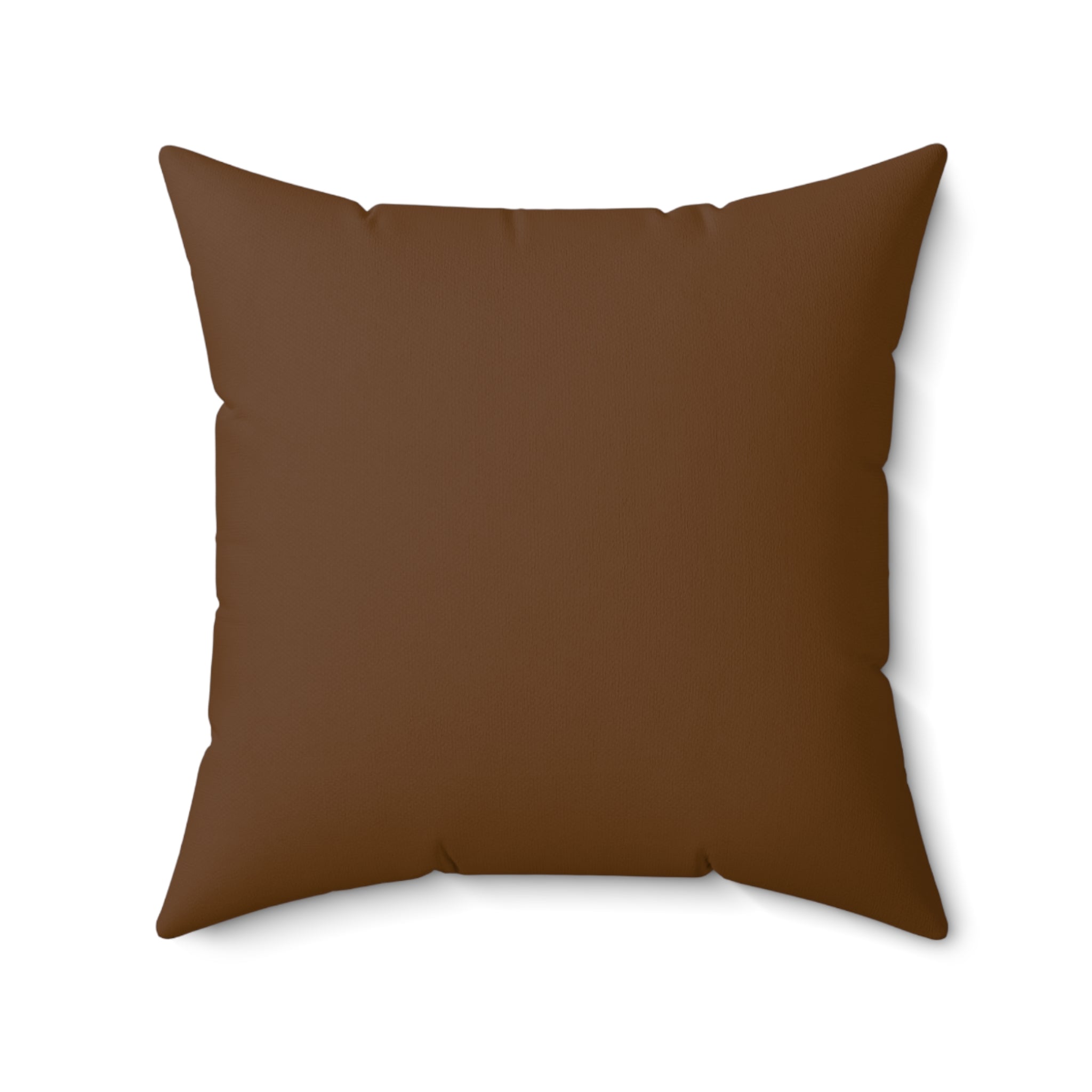 Brown Organic Print Pillow Covers, Decorative Couch Sofa Accent Pillows, Living Room Spun Polyester Square Pillow