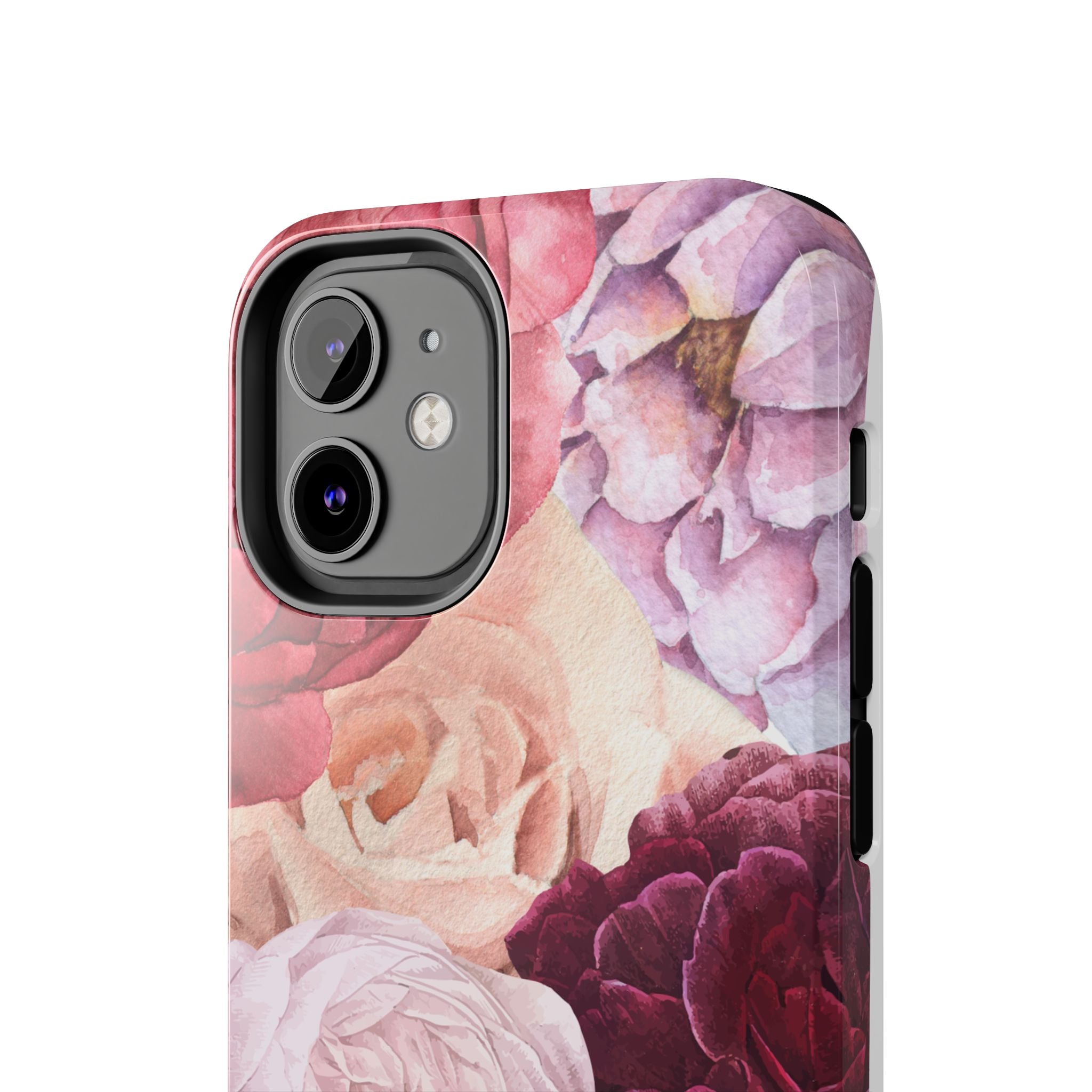 Pink Purple Watercolor Flower, Elegant Phone Cases, Stylish Phone Covers, Chic Phone Protectors, Fashionable Case for Her, Trendy Smartphone Accessories