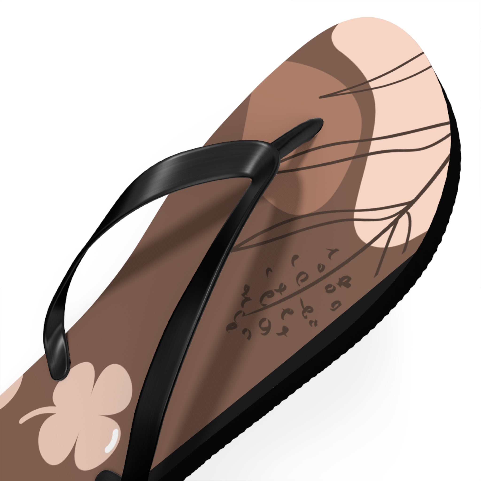 Brown, Flip Flops for Women, Cute Designs, Everyday Use, Indoor Sleepers