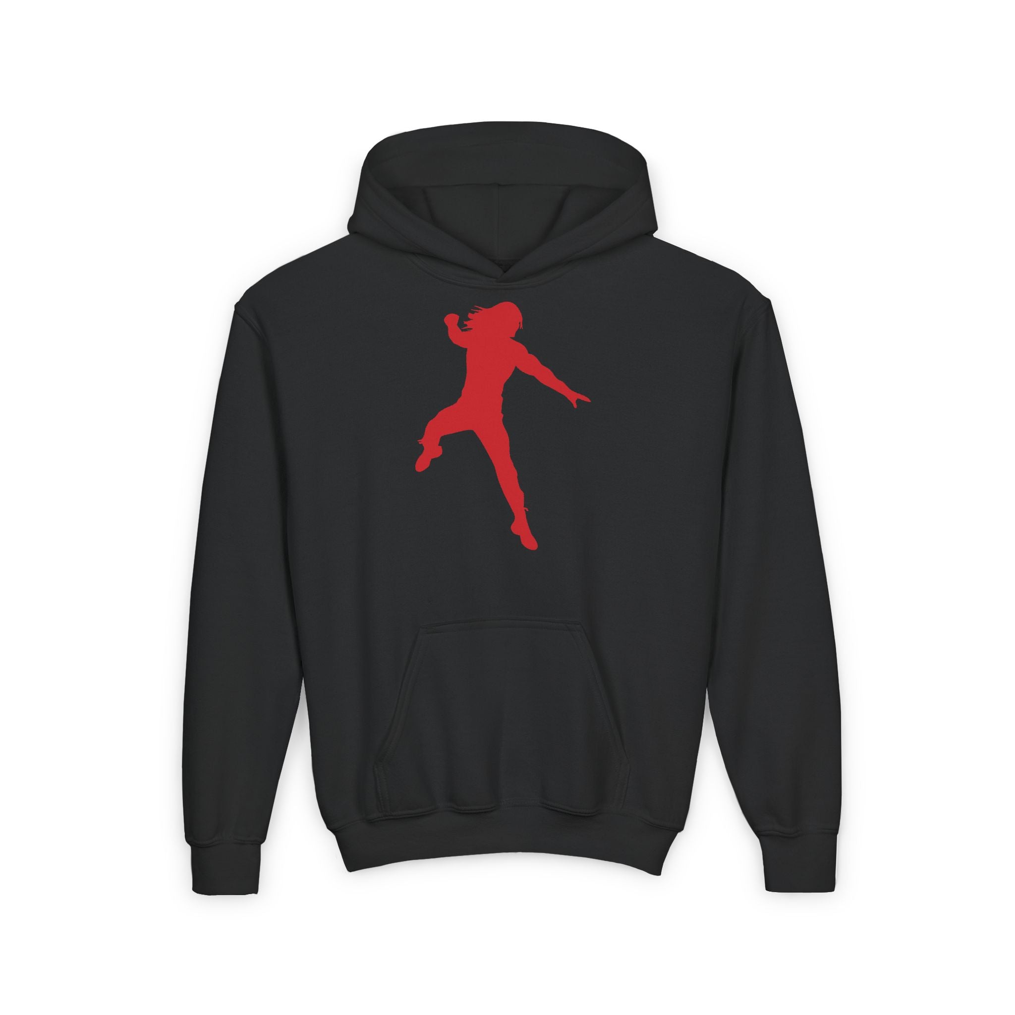 Roman Reigns Jump Red Shirt Design, Sports Fan Kids Hoodies - Youth Heavy Blend Hooded Sweatshirt, Unisex Wrestling Fan Hoodies, Gift for Her-Him, Casual Outwear