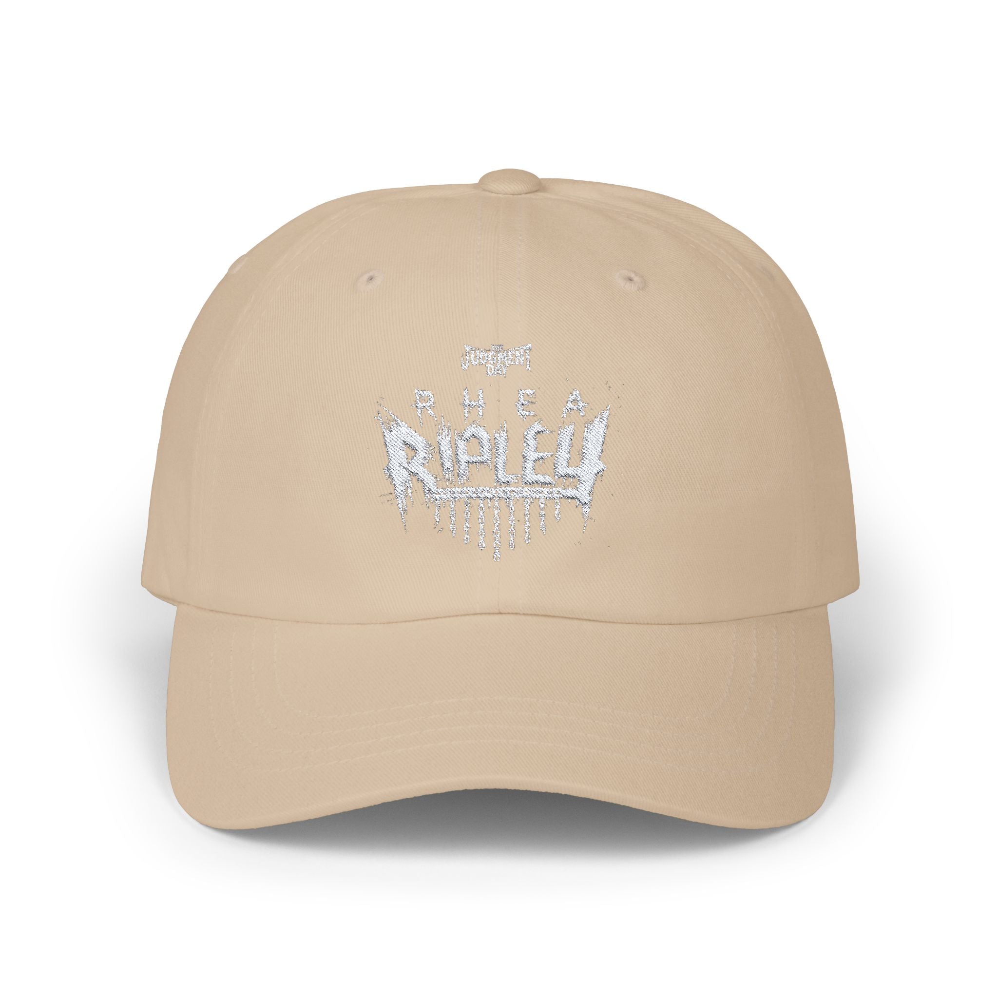 Rhea Ripley "The Judgement Day"  Graphic White Design, Sports Fan, Wrestling Dad Cap for Her and Him - Unisex Classic