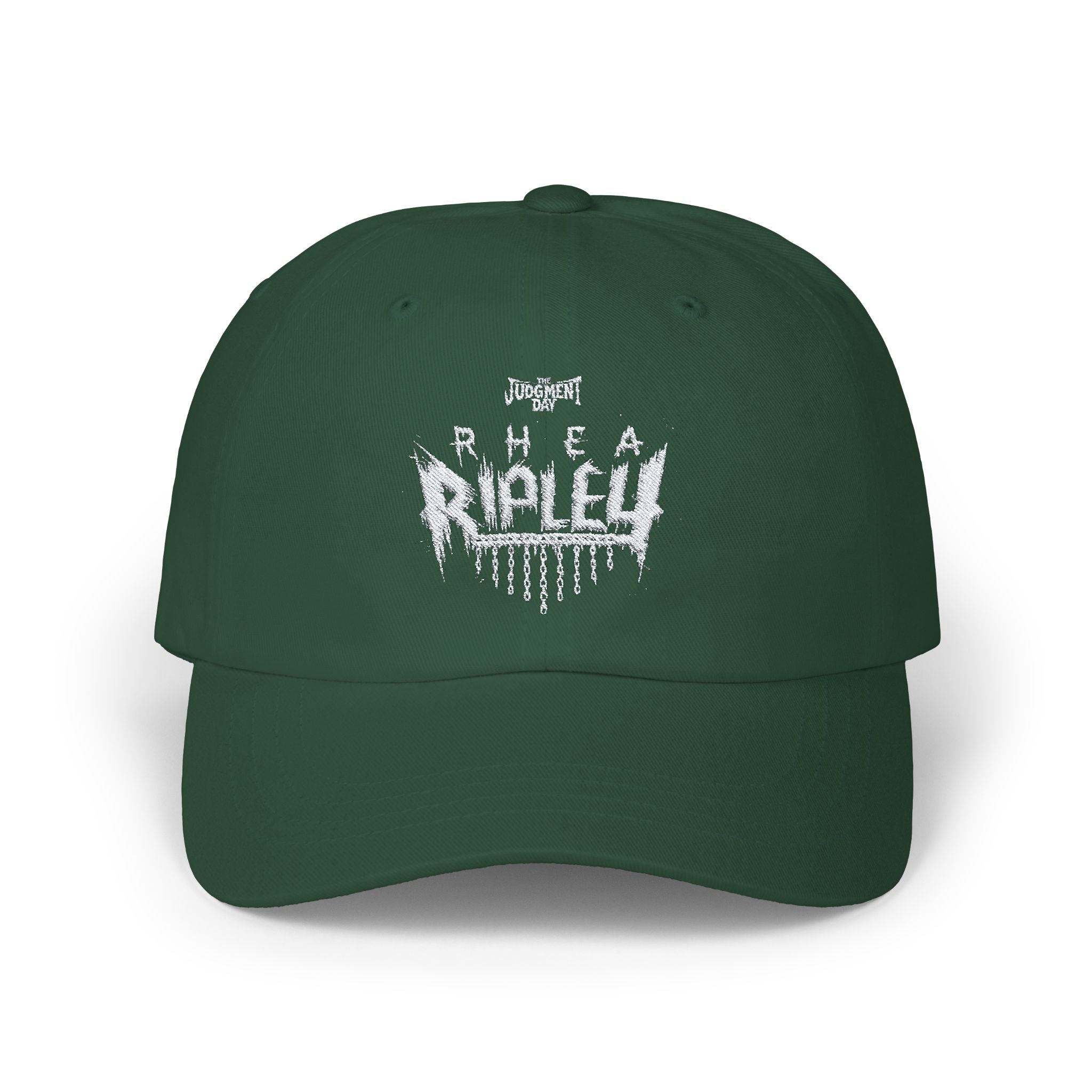 Rhea Ripley "The Judgement Day"  Graphic White Design, Sports Fan, Wrestling Dad Cap for Her and Him - Unisex Classic