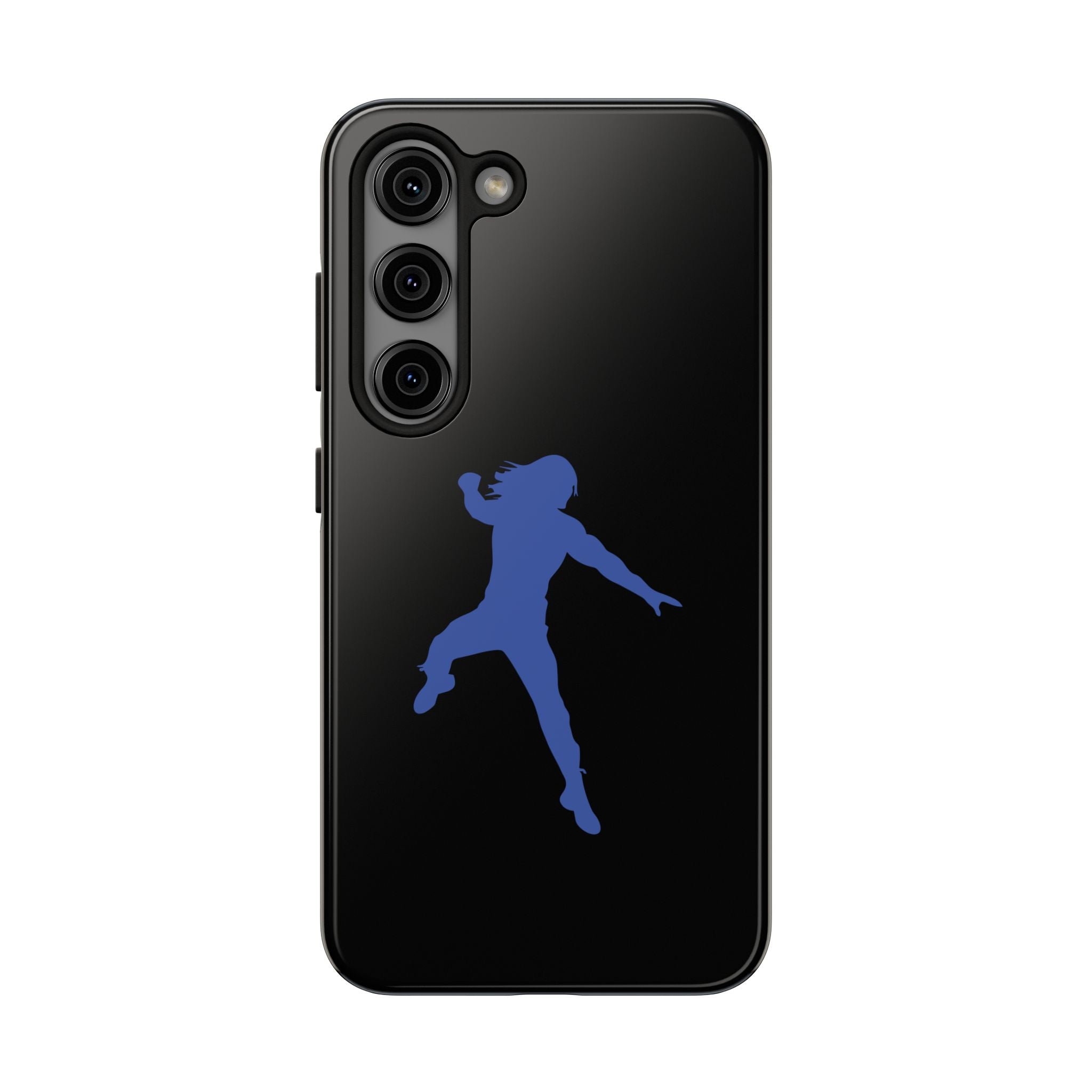 Roman Reigns Jump Blue Graphic Design, iPhone and Samsung Case Cool Graphic Sports Fan Phone Case