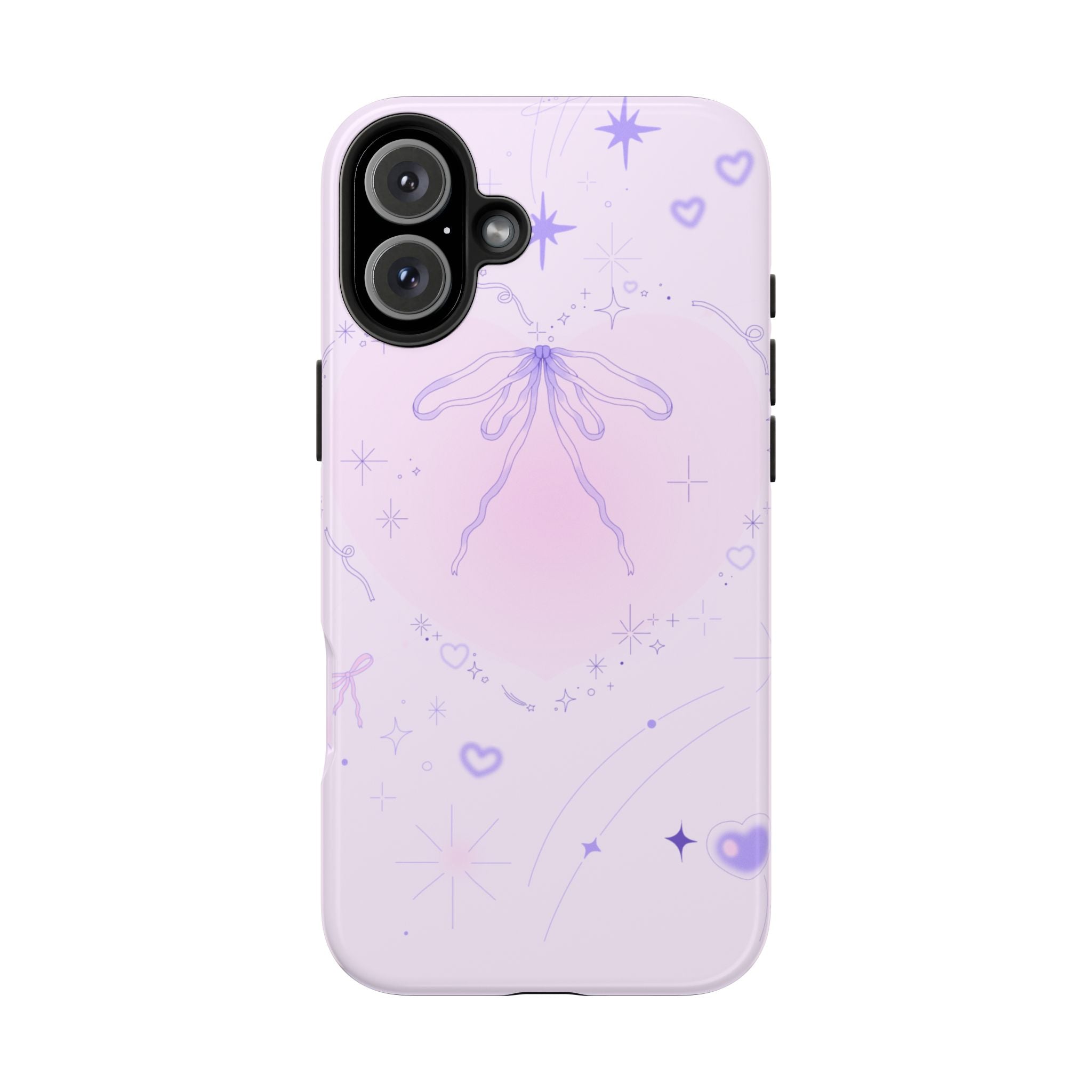 Pink Purple Delicate Fine Line Design, Elegant Phone Cases, Stylish Phone Covers, Chic Phone Protectors, Fashionable Case for Her, Trendy Smartphone Accessories