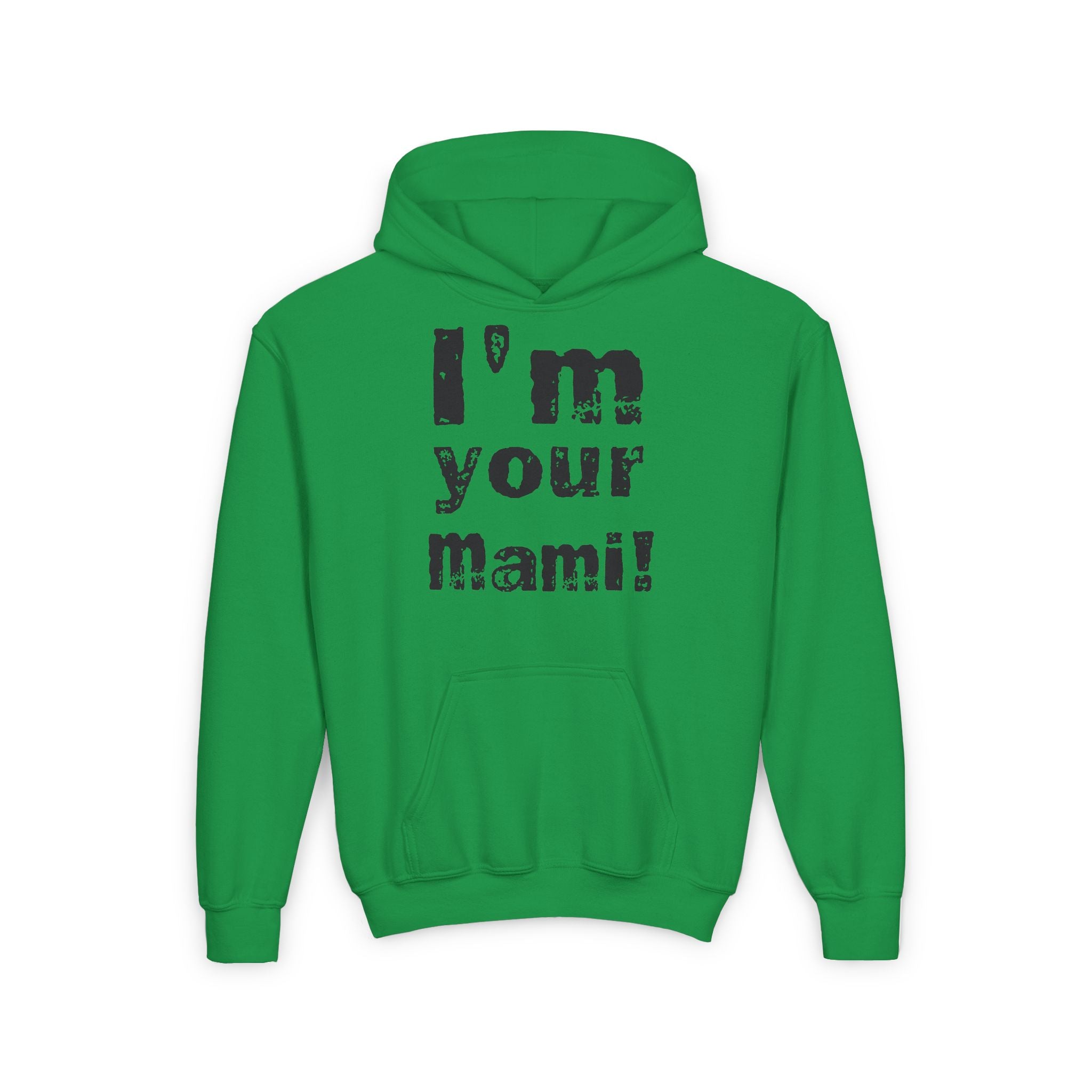 Black " I'm Your Mami " Rhea Ripley Shirt Design, Sports Fan Kids Hoodies - Youth Heavy Blend Hooded Sweatshirt, Unisex Wrestling Fan Hoodies, Gift for Her-Him, Casual Outwear