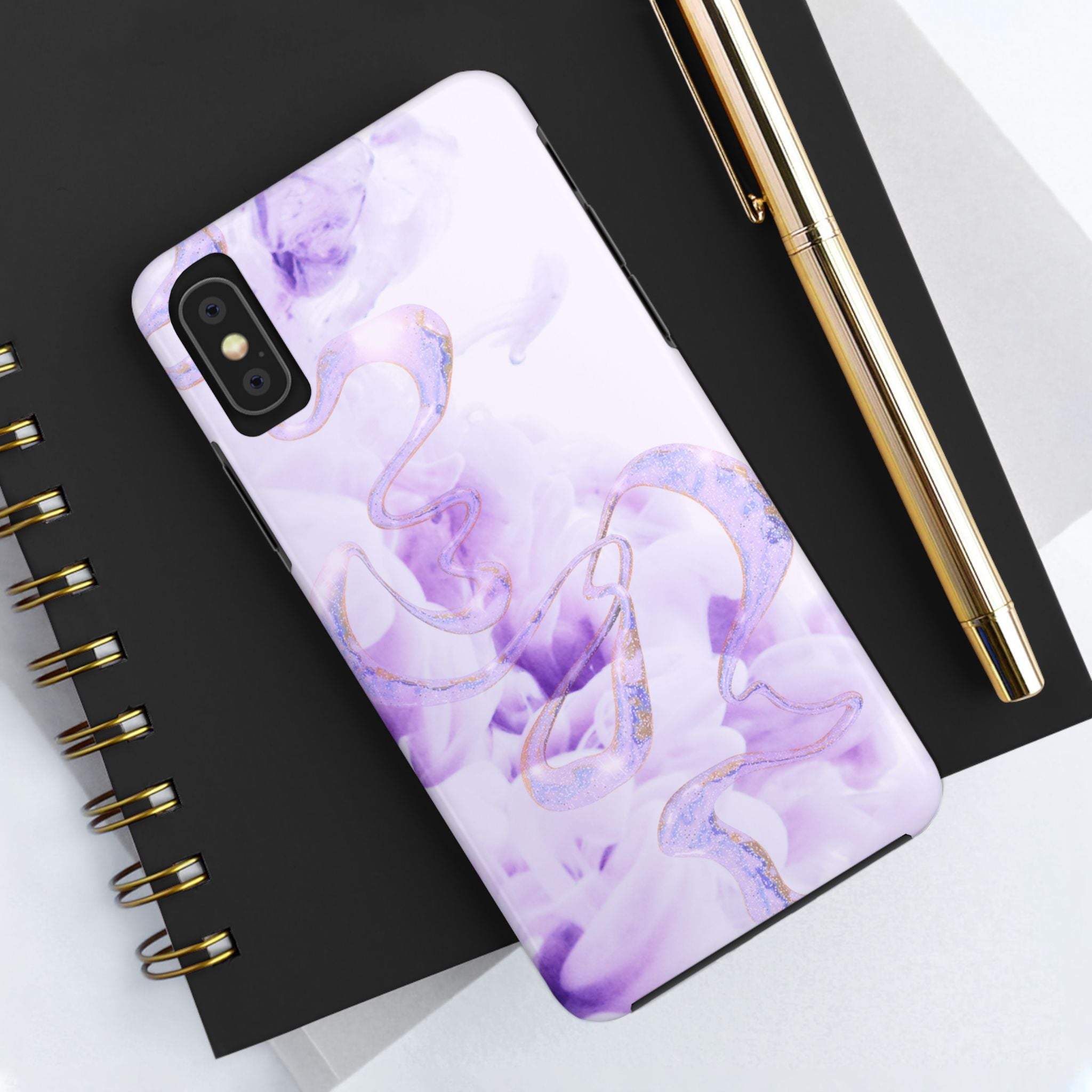 Abstract Purple Fluid Design, Elegant Phone Cases, Stylish Phone Covers, Chic Phone Protectors, Fashionable Case for Her, Trendy Smartphone Accessories