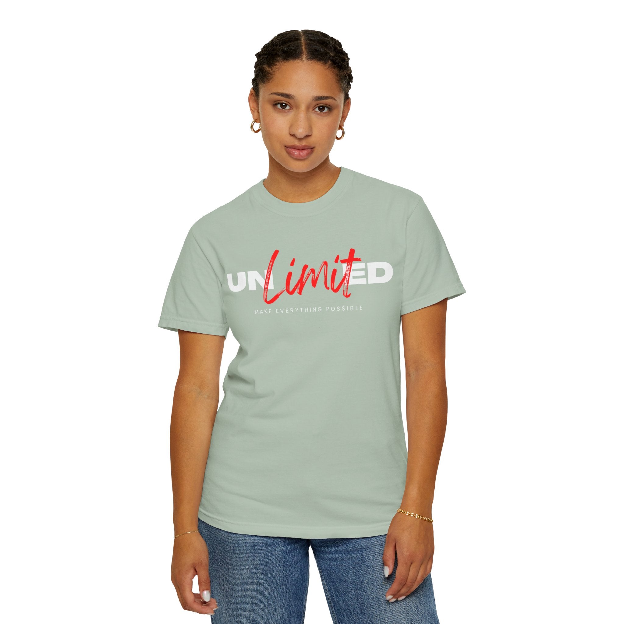 Unlimited, Make Everything Impossible, Graphic Design Unisex T-shirt, Casual Cotton Outwear, Gift for Him- Gift for Her, Stylish Tee, Cool Shirt, Trendy Apparel, Comfortable Top,