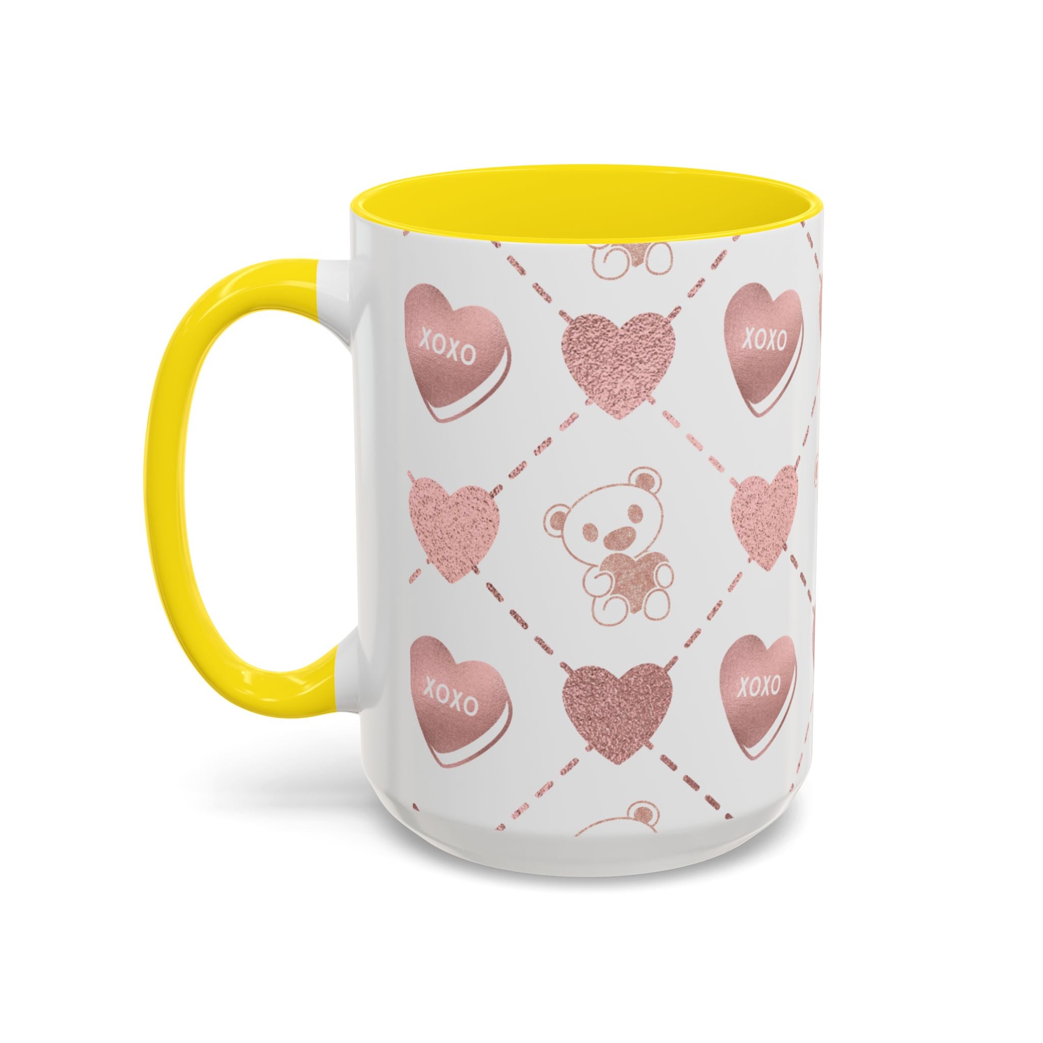 Pink Valentine's Design,  Holiday Drinkware, Valentines, Christmas Birthday Gifts for Couples, Her Boyfriend Girlfriend, Coffee Mug for Valentines Day,