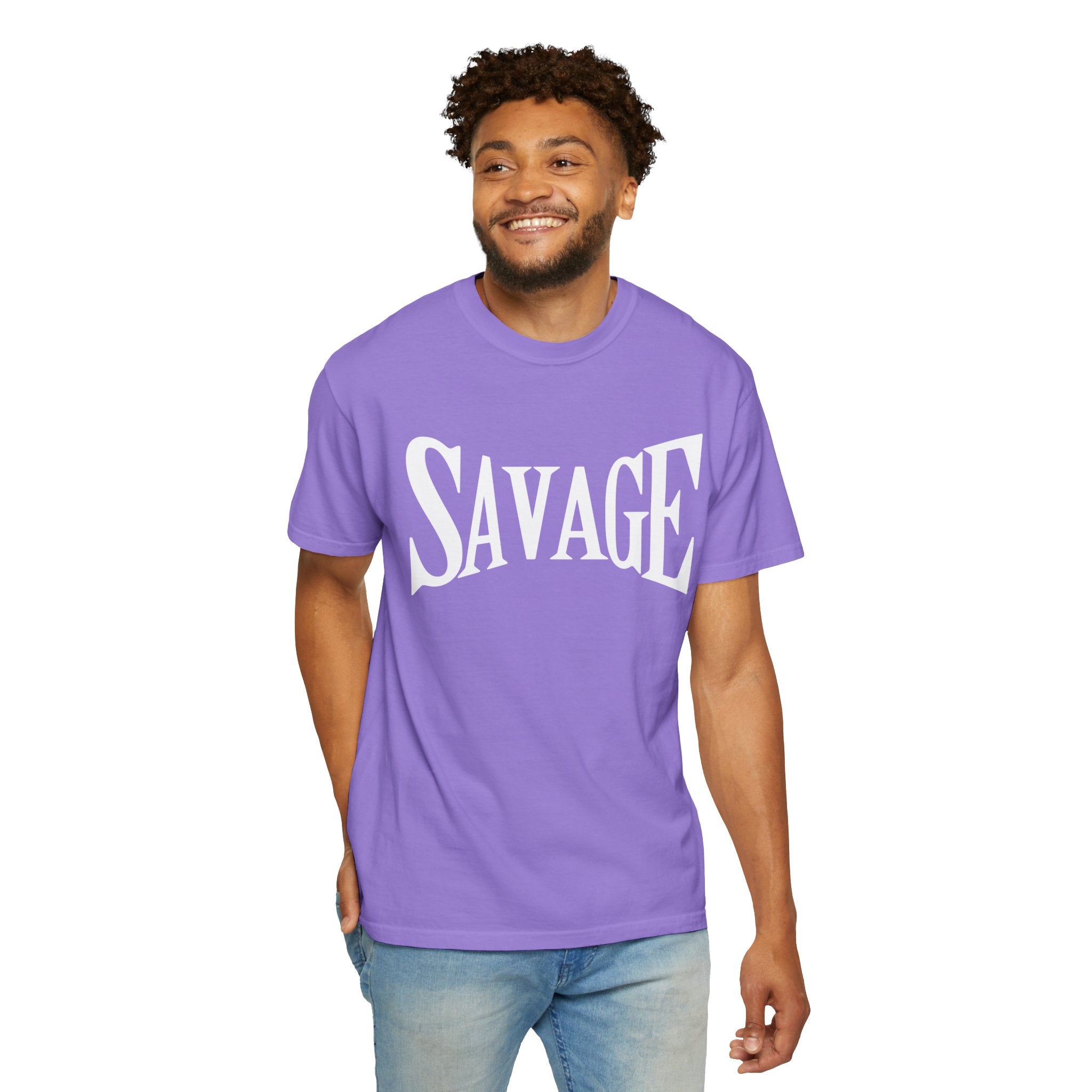 Savage, Graphic Design Unisex T-shirt, Casual Cotton Outwear, Gift for Him- Gift for Her, Stylish Tee, Cool Shirt, Trendy Apparel, Comfortable Top,