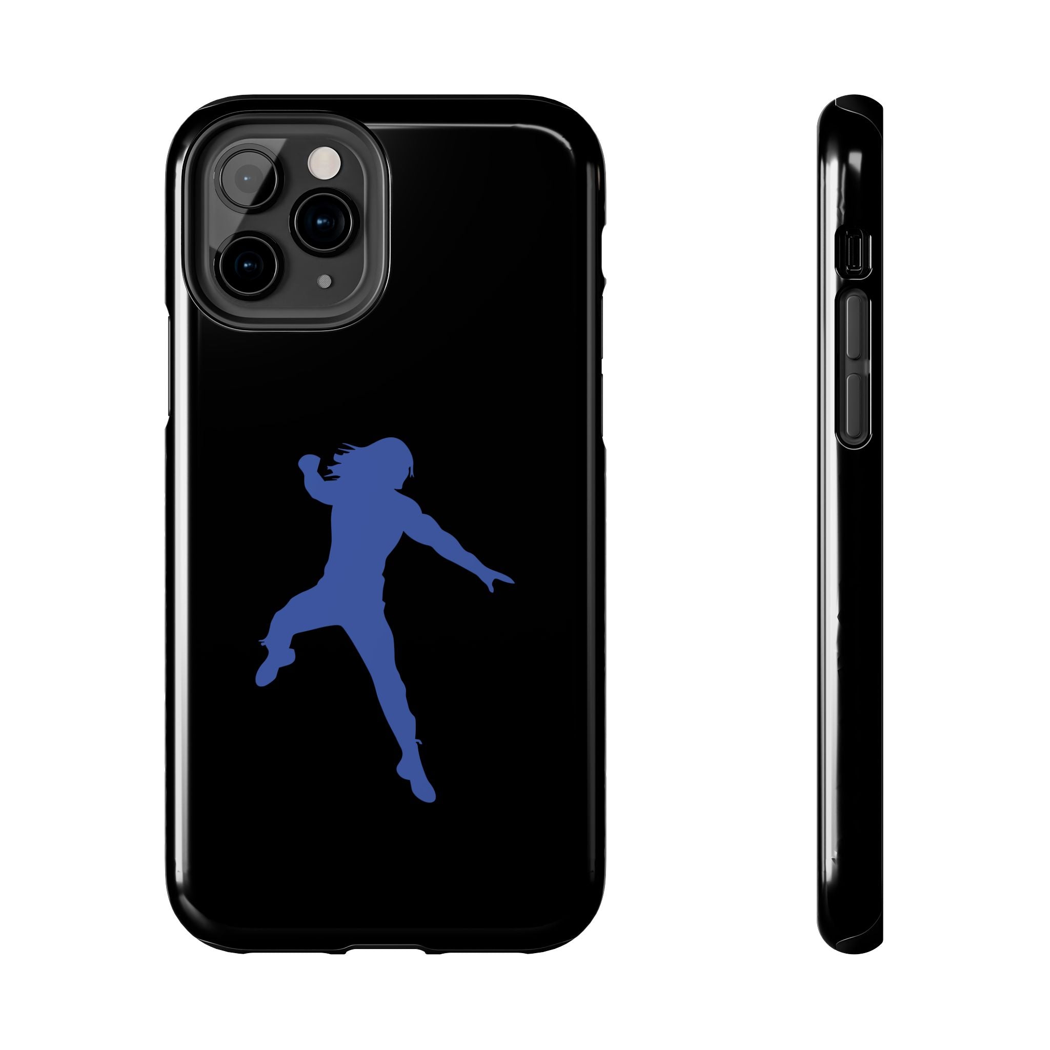 Roman Reigns Jump Blue Graphic Design, iPhone and Samsung Case Cool Graphic Sports Fan Phone Case