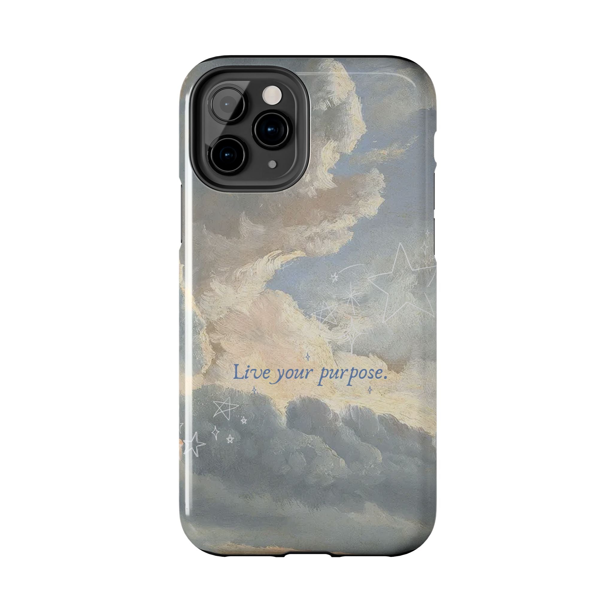 Live Your Purpose, Elegant Phone Cases, Stylish Phone Covers, Chic Phone Protectors, Fashionable Case for Her, Trendy Smartphone Accessories