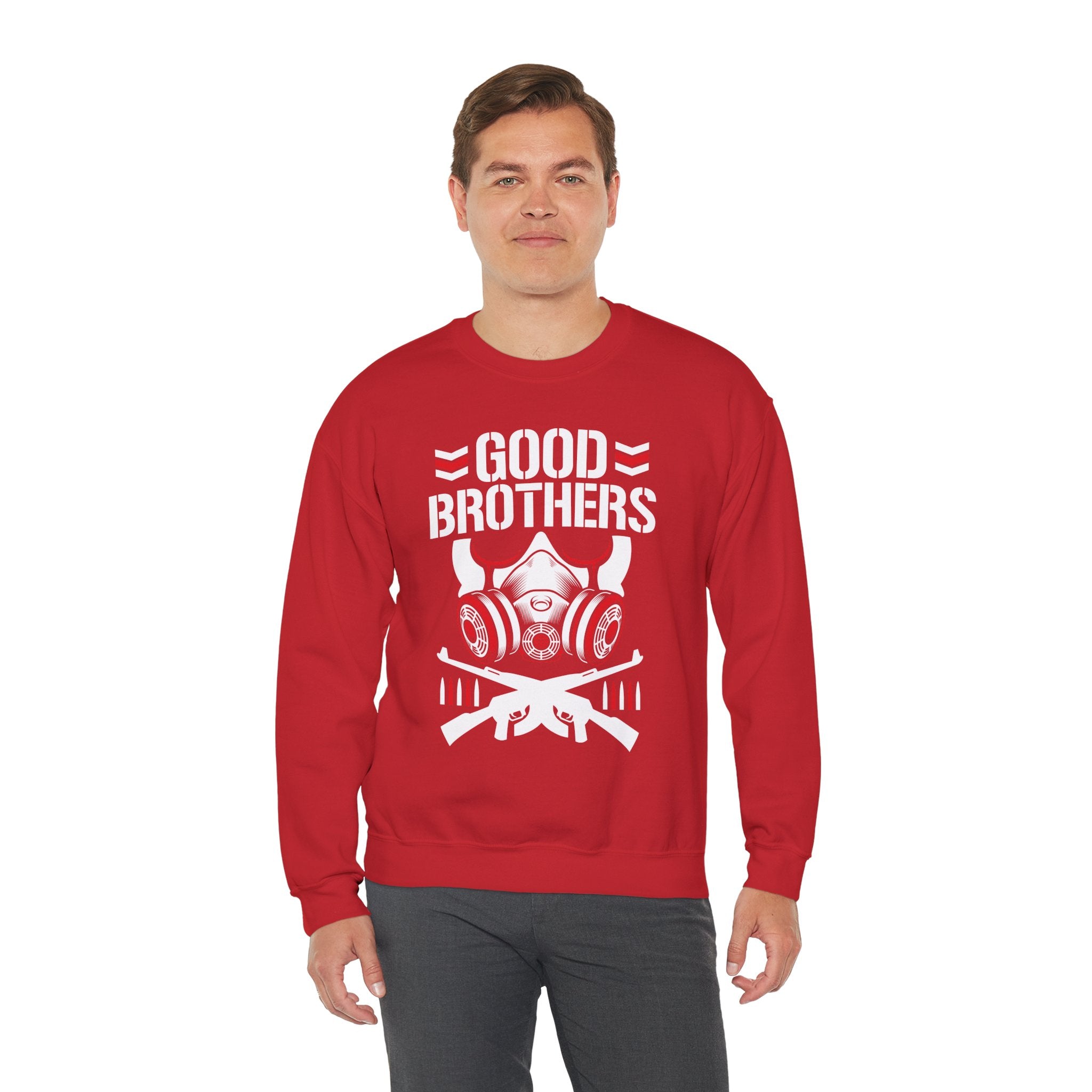 Good Brothers Sweatshirt  Design, Sports Sweatshirt, Wrestling  Fan Unisex Sweatshirt - Gift for Him or Her, Casual Outwear, Heavy Blend Crewneck Sweatshirt