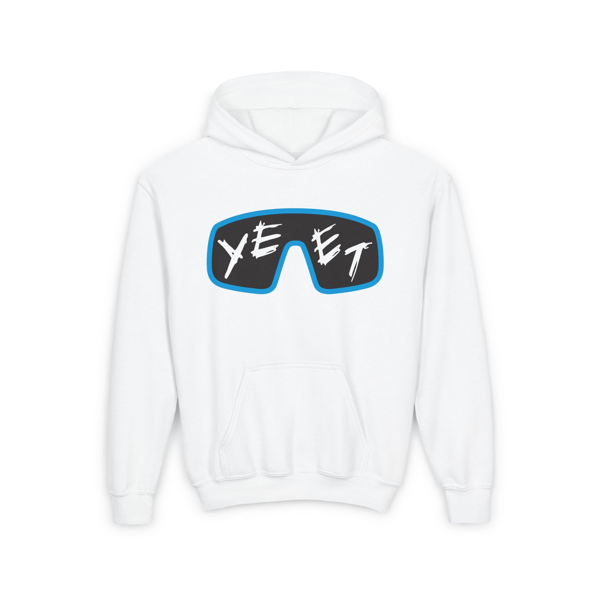 Yeet Glasses Shirt Design, Sports Fan Kids Hoodies - Youth Heavy Blend Hooded Sweatshirt, Unisex Wrestling Fan Hoodies, Gift for Her-Him, Casual Outwear