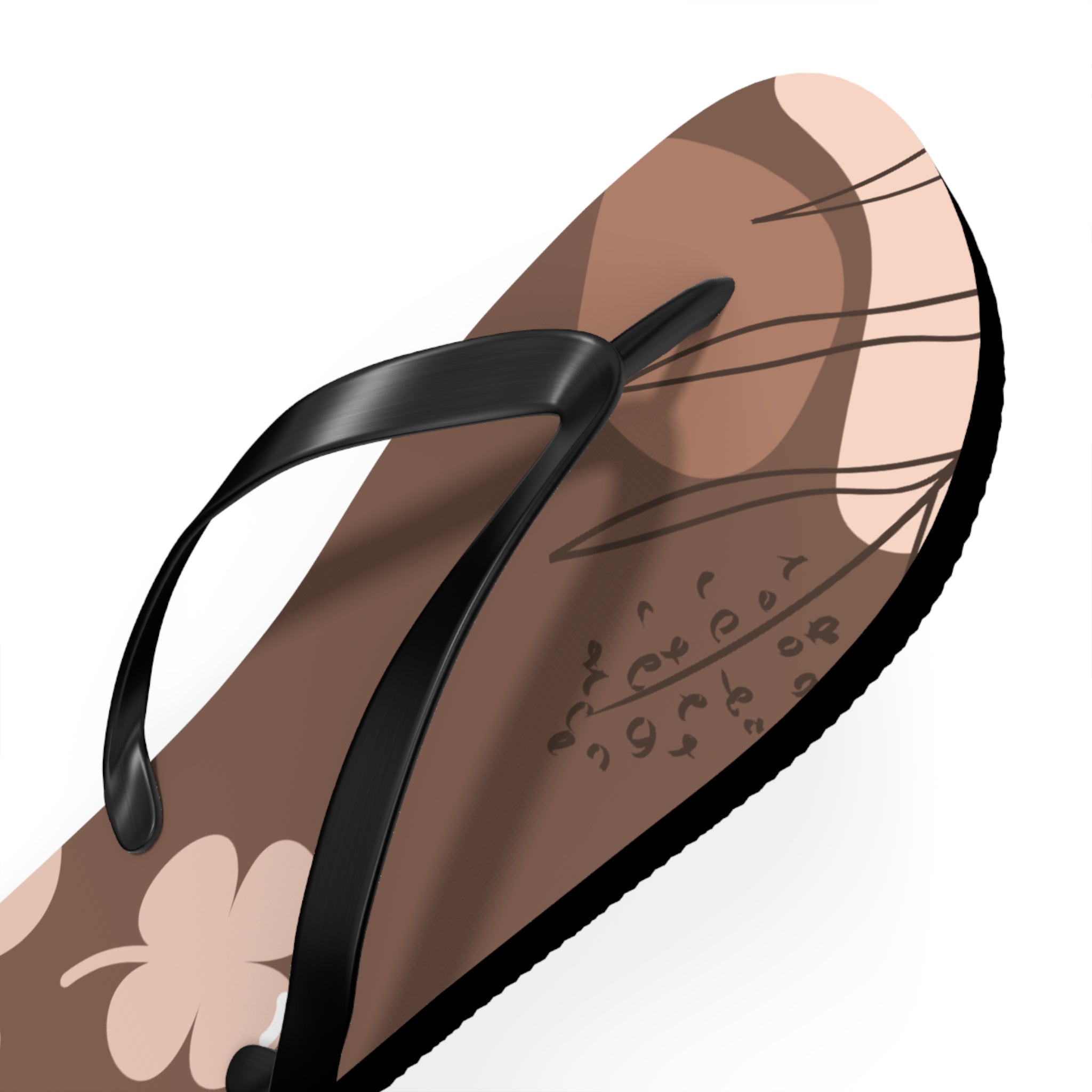 Brown, Flip Flops for Women, Cute Designs, Everyday Use, Indoor Sleepers