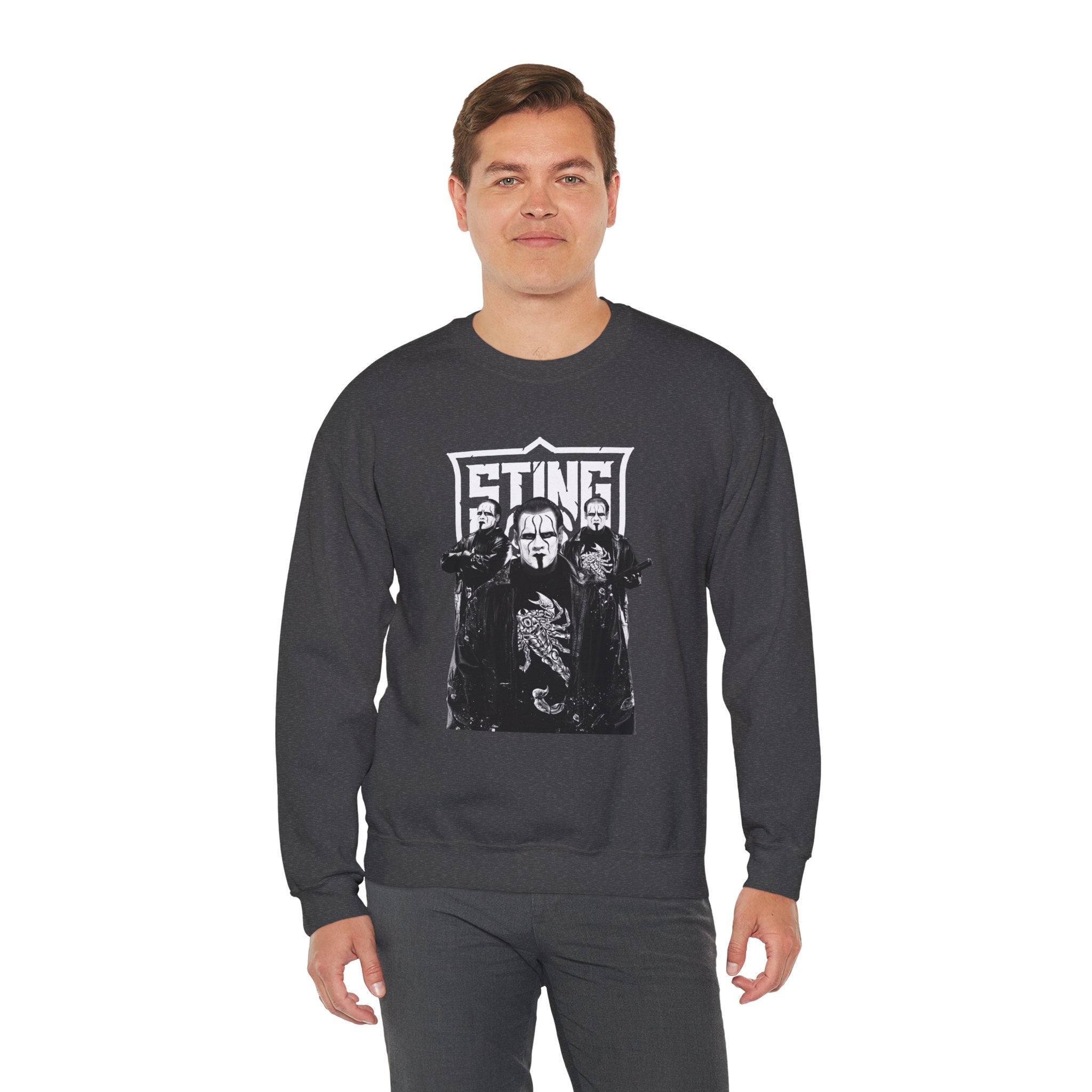 Sting Sweatshirt  Design, Sports Sweatshirt, Wrestling Fan Unisex Sweatshirt - Gift for Him or Her, Casual Outwear, Heavy Blend Crewneck Sweatshirt