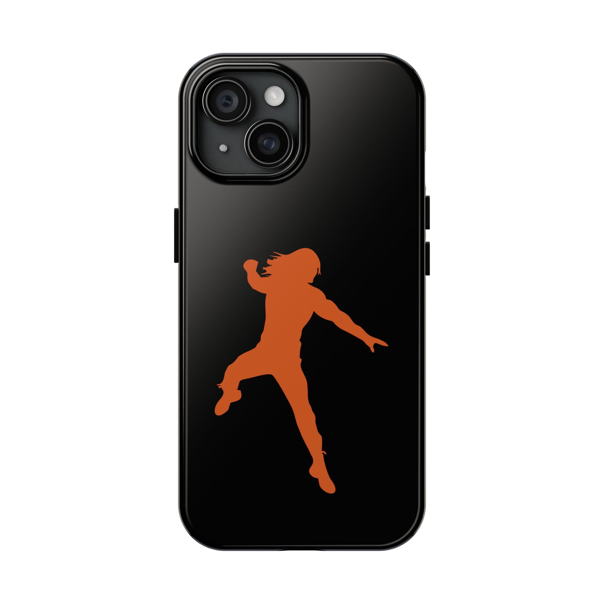 Roman Reigns Jump Orange Graphic Design, iPhone and Samsung Case Cool Graphic Sports Fan Phone Case