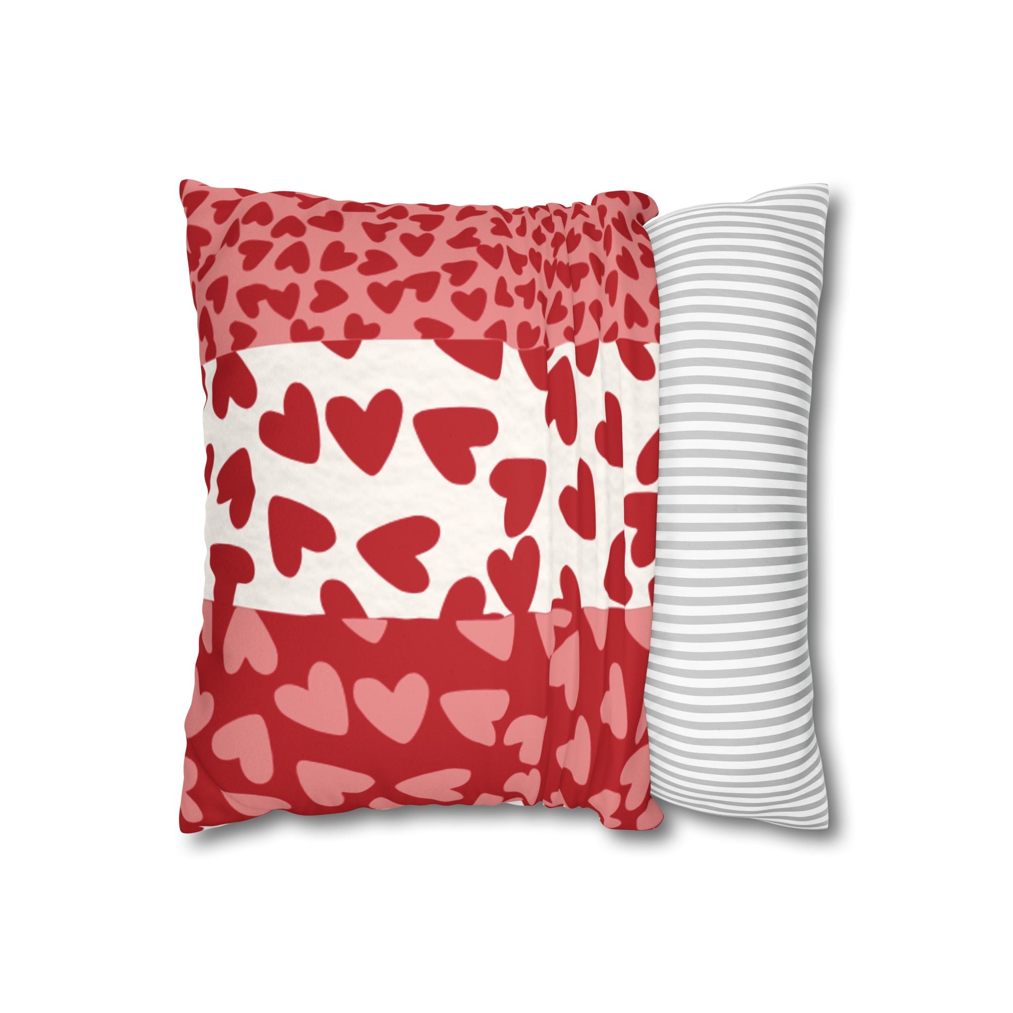 Square Pillowcase, Decorative Pillows Cushion Covers for Couch Chair Bedroom Valentines Decorative, Faux Suede, Home Decor,