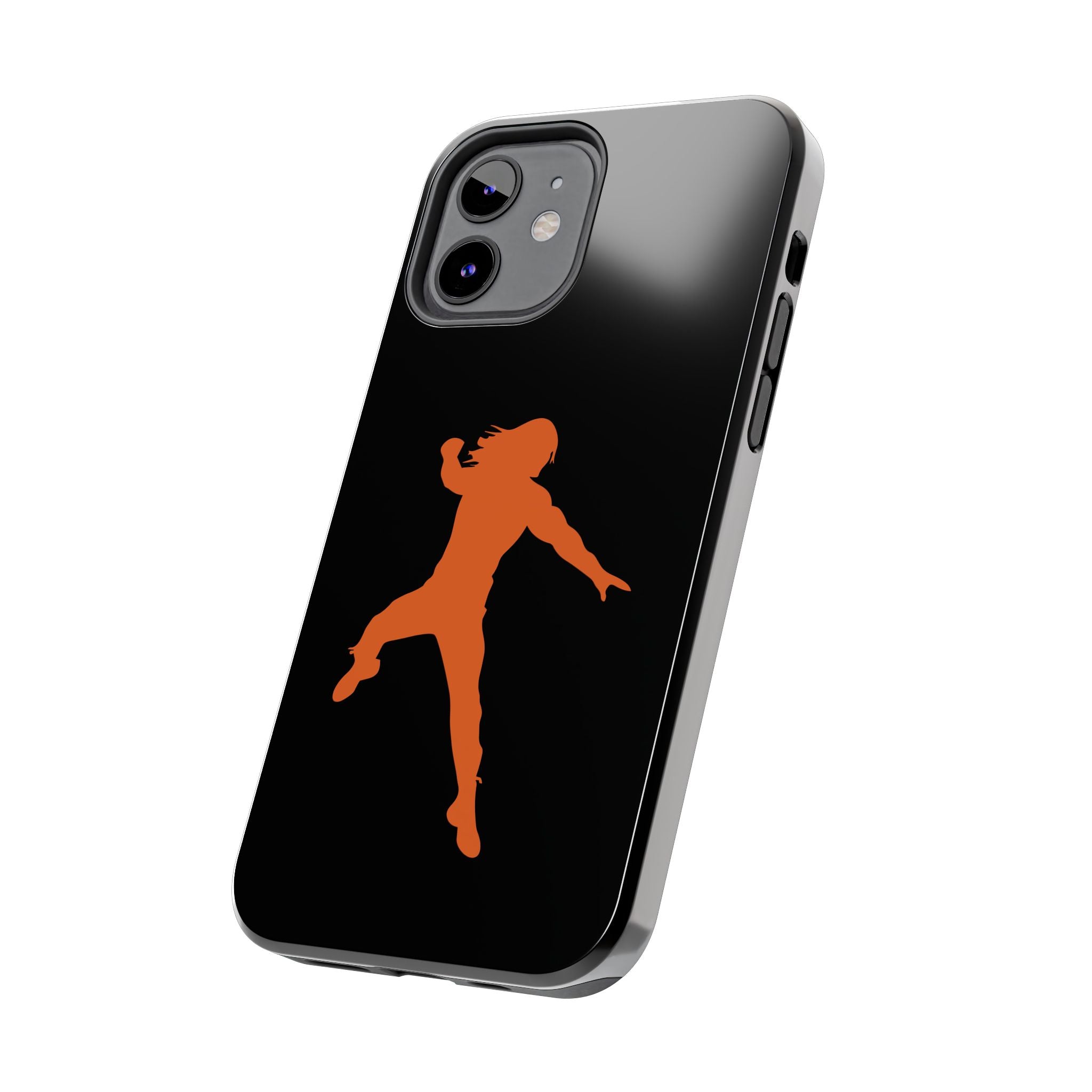 Roman Reigns Jump Orange Graphic Design, iPhone and Samsung Case Cool Graphic Sports Fan Phone Case