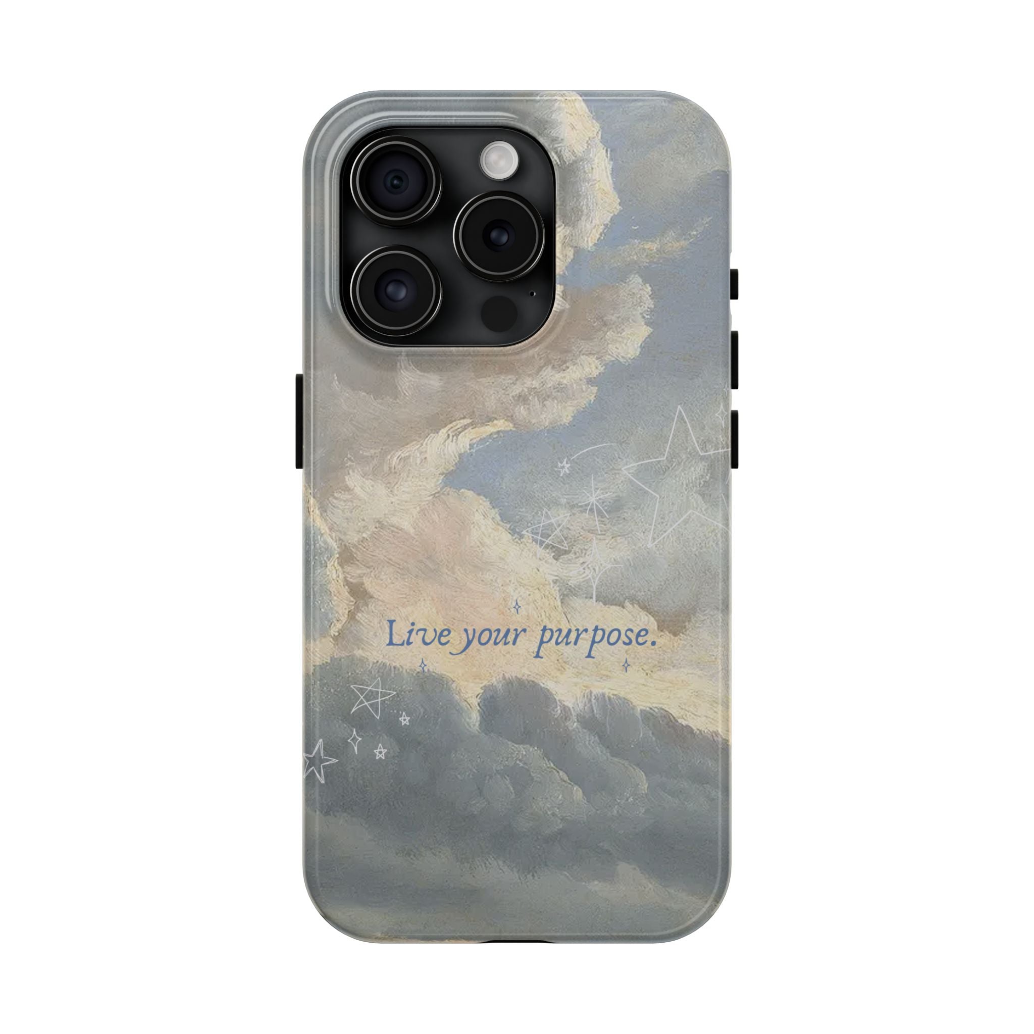 Live Your Purpose, Elegant Phone Cases, Stylish Phone Covers, Chic Phone Protectors, Fashionable Case for Her, Trendy Smartphone Accessories