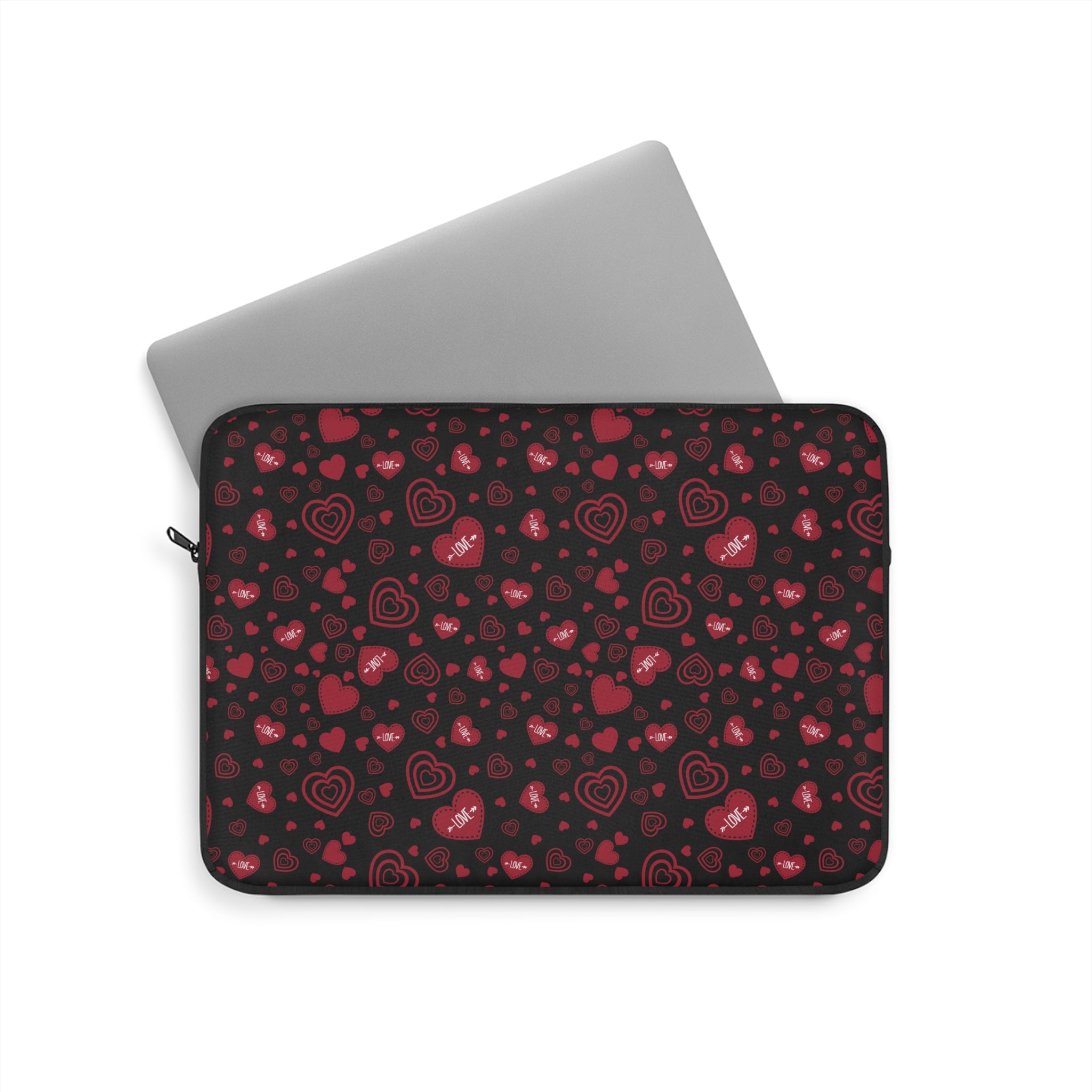 Valentine Love Laptop Carrying Case, Computer Sleeve | Patchwork Cottage, Laptop Sleeve - Valentine's Day Gift