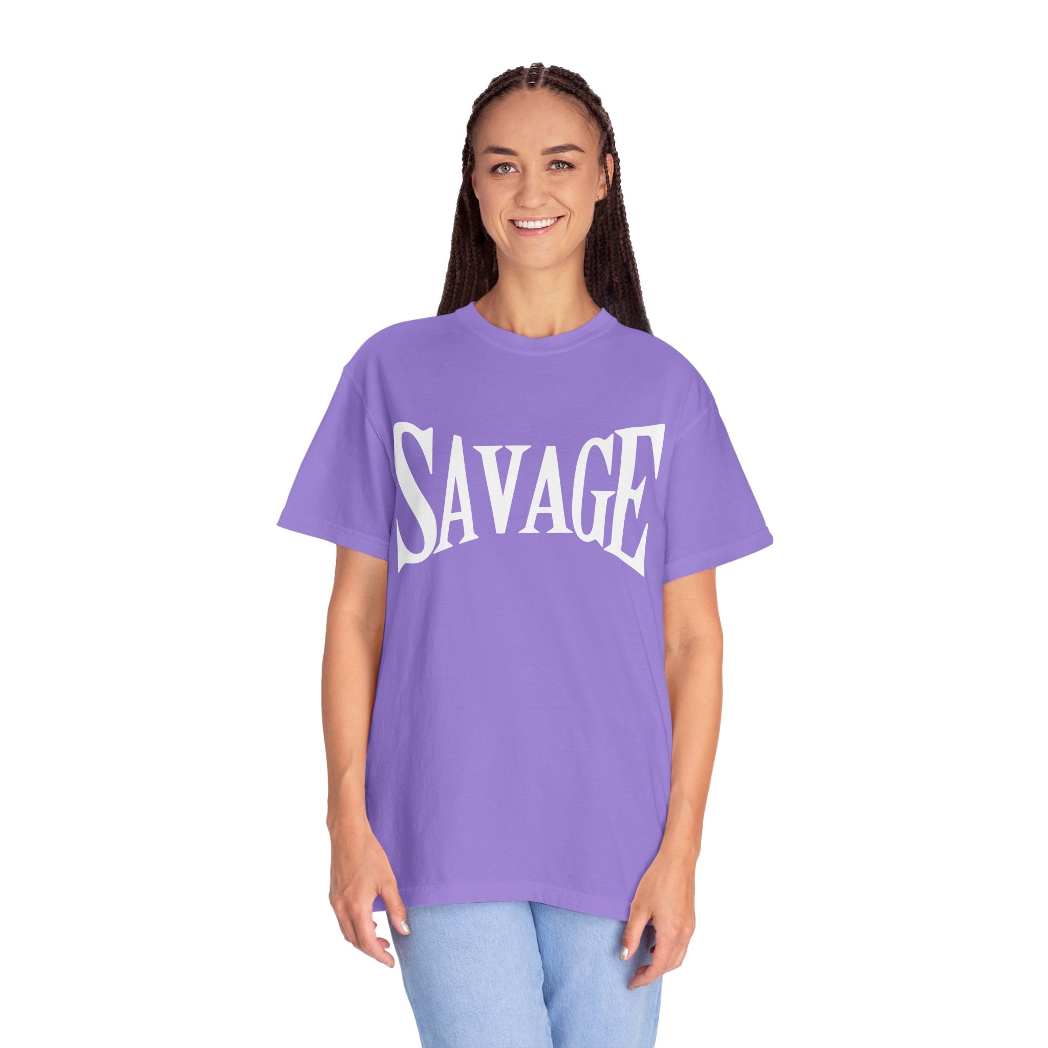 Savage, Graphic Design Unisex T-shirt, Casual Cotton Outwear, Gift for Him- Gift for Her, Stylish Tee, Cool Shirt, Trendy Apparel, Comfortable Top,