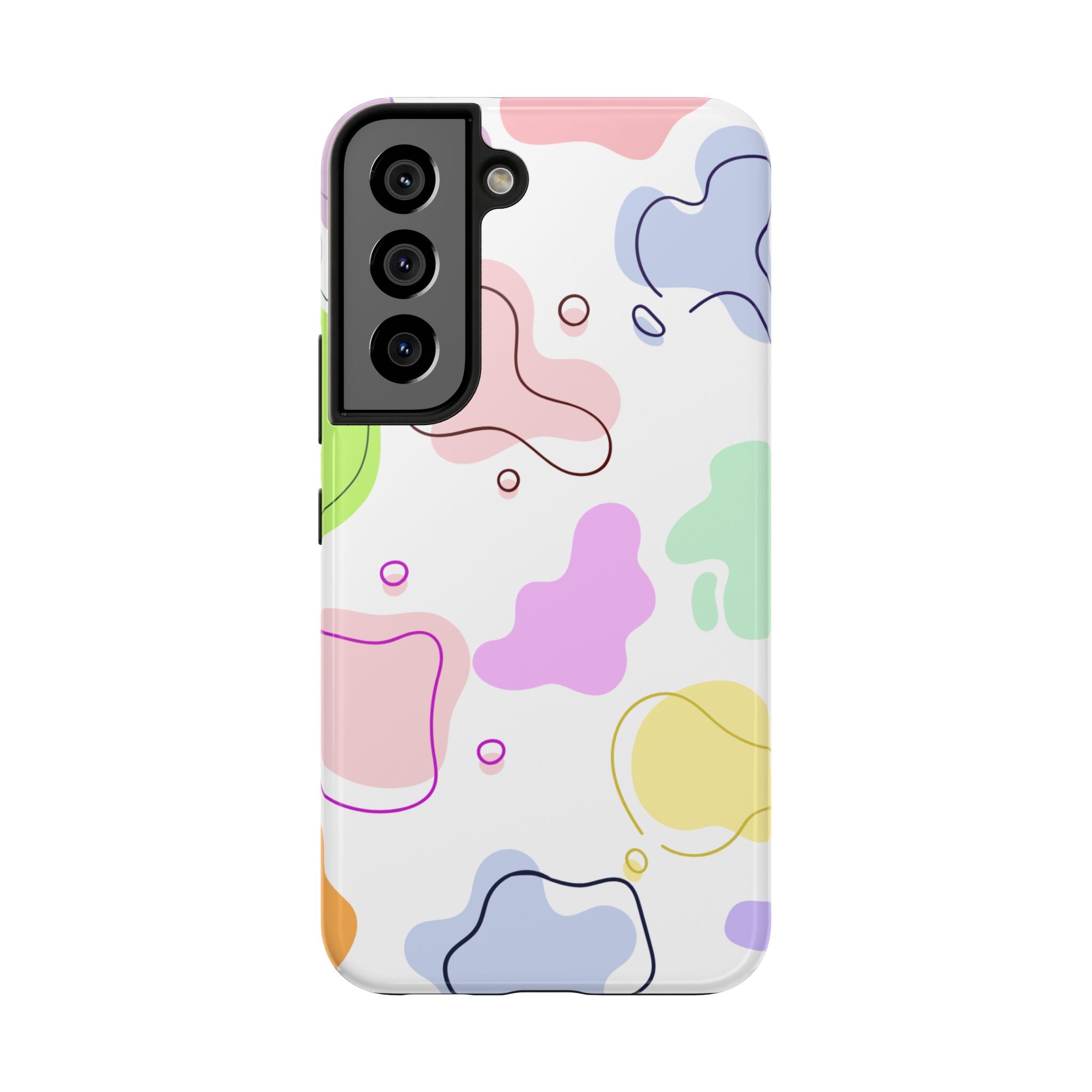 Colorful Pastel Abstract Patern, Elegant Phone Cases, Stylish Phone Covers, Chic Phone Protectors, Fashionable Case for Her, Trendy Smartphone Accessories