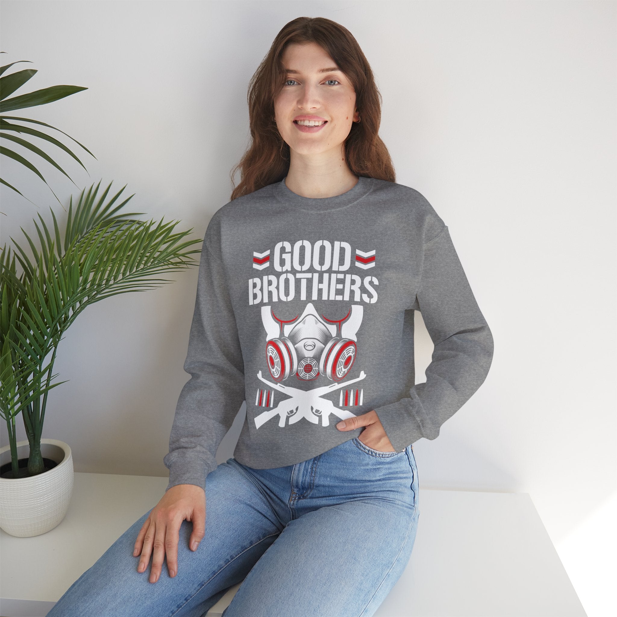 Good Brothers Sweatshirt  Design, Sports Sweatshirt, Wrestling  Fan Unisex Sweatshirt - Gift for Him or Her, Casual Outwear, Heavy Blend Crewneck Sweatshirt