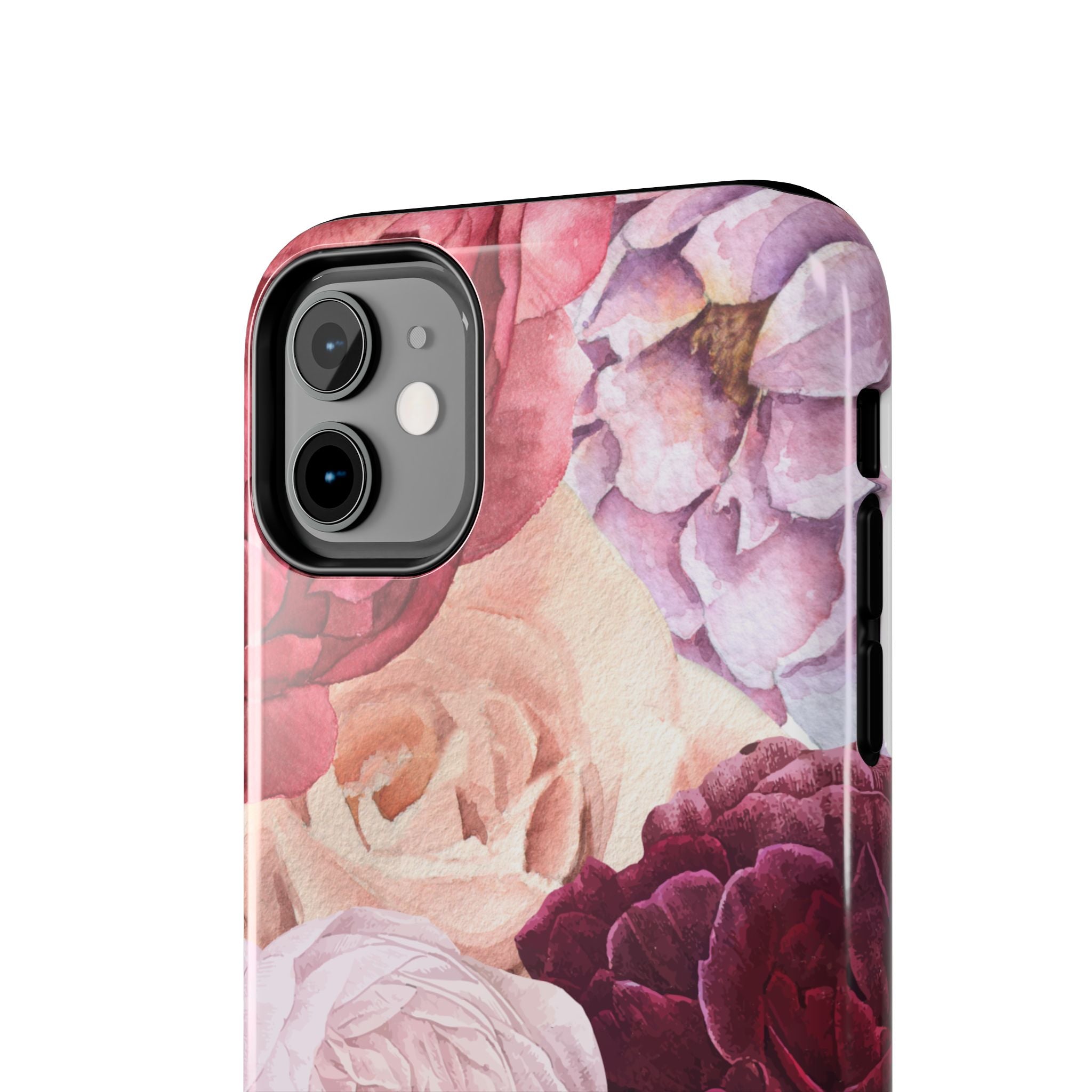 Pink Purple Watercolor Flower, Elegant Phone Cases, Stylish Phone Covers, Chic Phone Protectors, Fashionable Case for Her, Trendy Smartphone Accessories