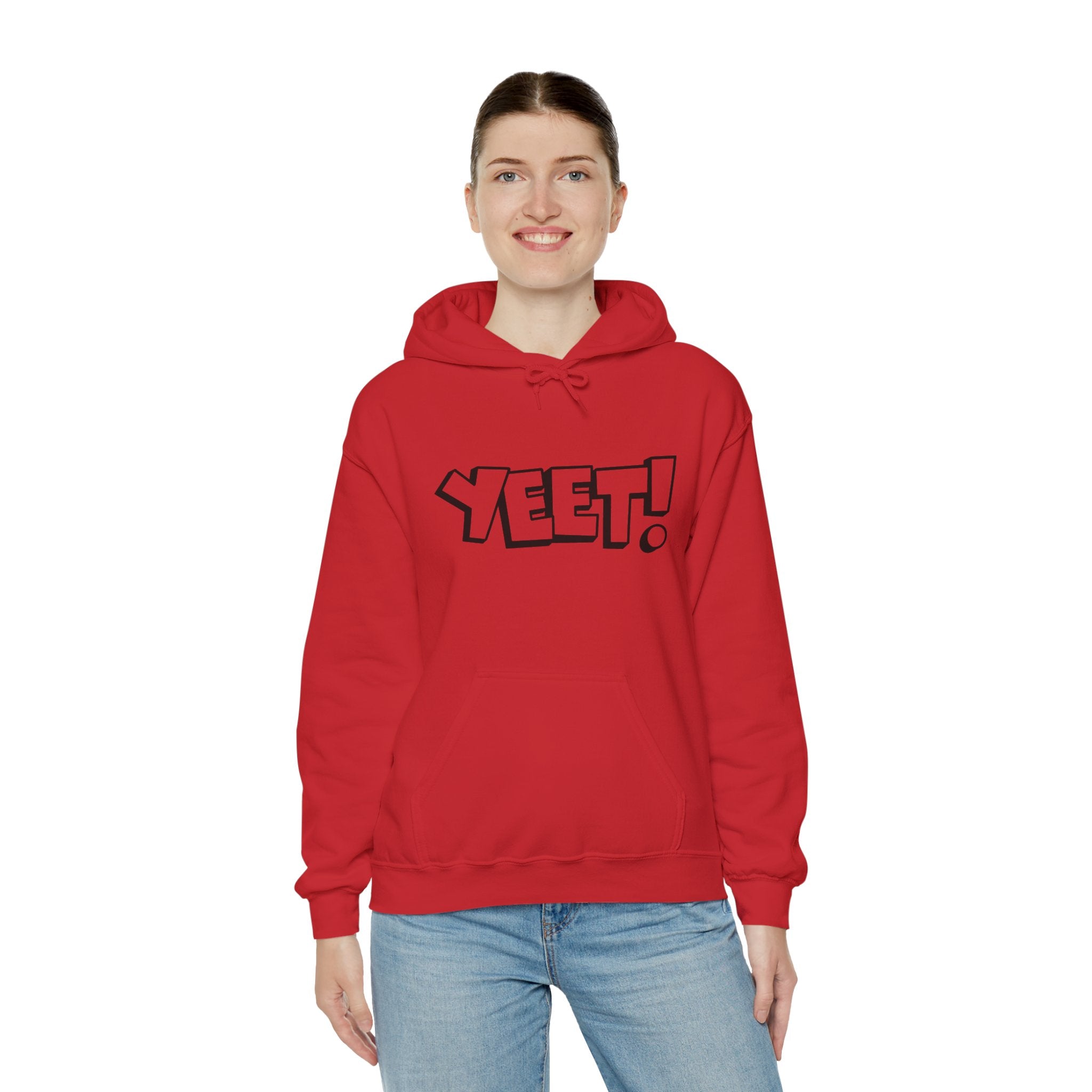 Yeet Graphic Hoodies, Gift for Her - Gift for Him, Sports Fan Wrestling Unisex Hooded Sweatshirt, Casual Outwear