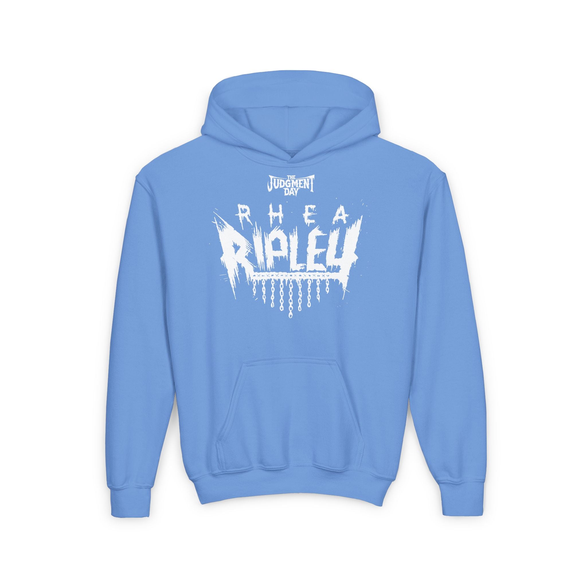 White The Judgement Day Rhea Ripley Shirt Design, Sports Fan Kids Hoodies - Youth Heavy Blend Hooded Sweatshirt, Unisex Wrestling Fan Hoodies, Gift for Her-Him, Casual Outwear