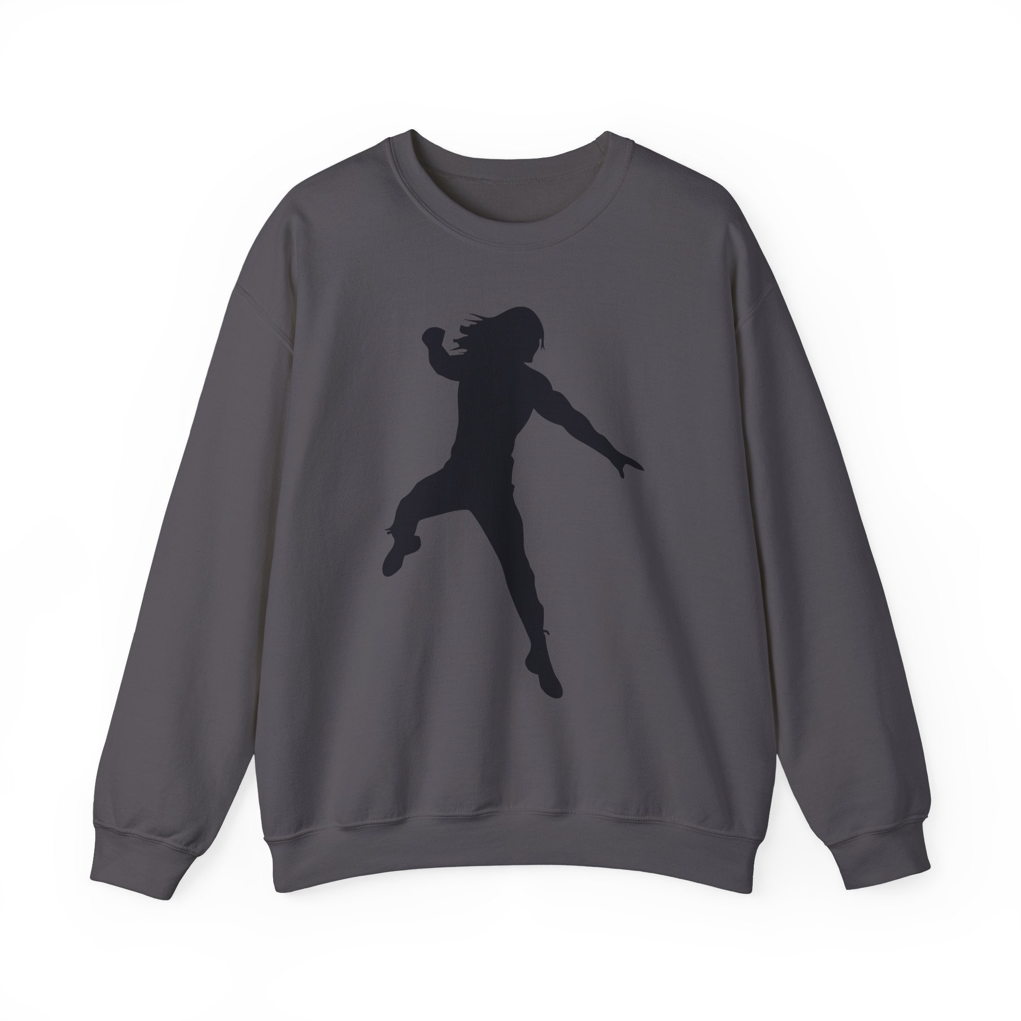 Roman Reigns Black Design, Wrestling Fan Unisex Sweatshirt - Gift for Him or Her, Casual Outwear, Graphic Design, Heavy Blend Crewneck Sweatshirt