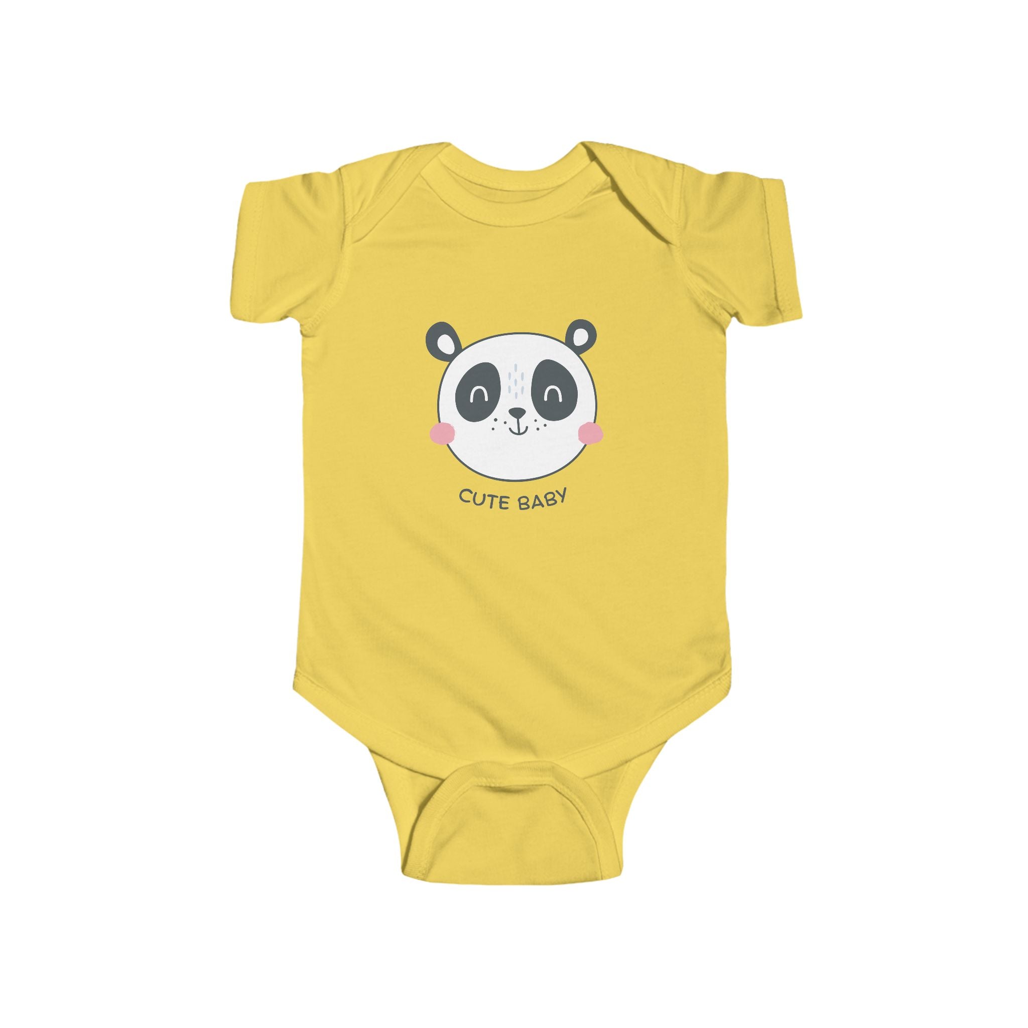 Panda "Cute Baby" Infant Bodysuit, Cute Designs, Gift for Baby, Comfortable, Baby Shower Gift, Newborn Outfit, Baby Clothing