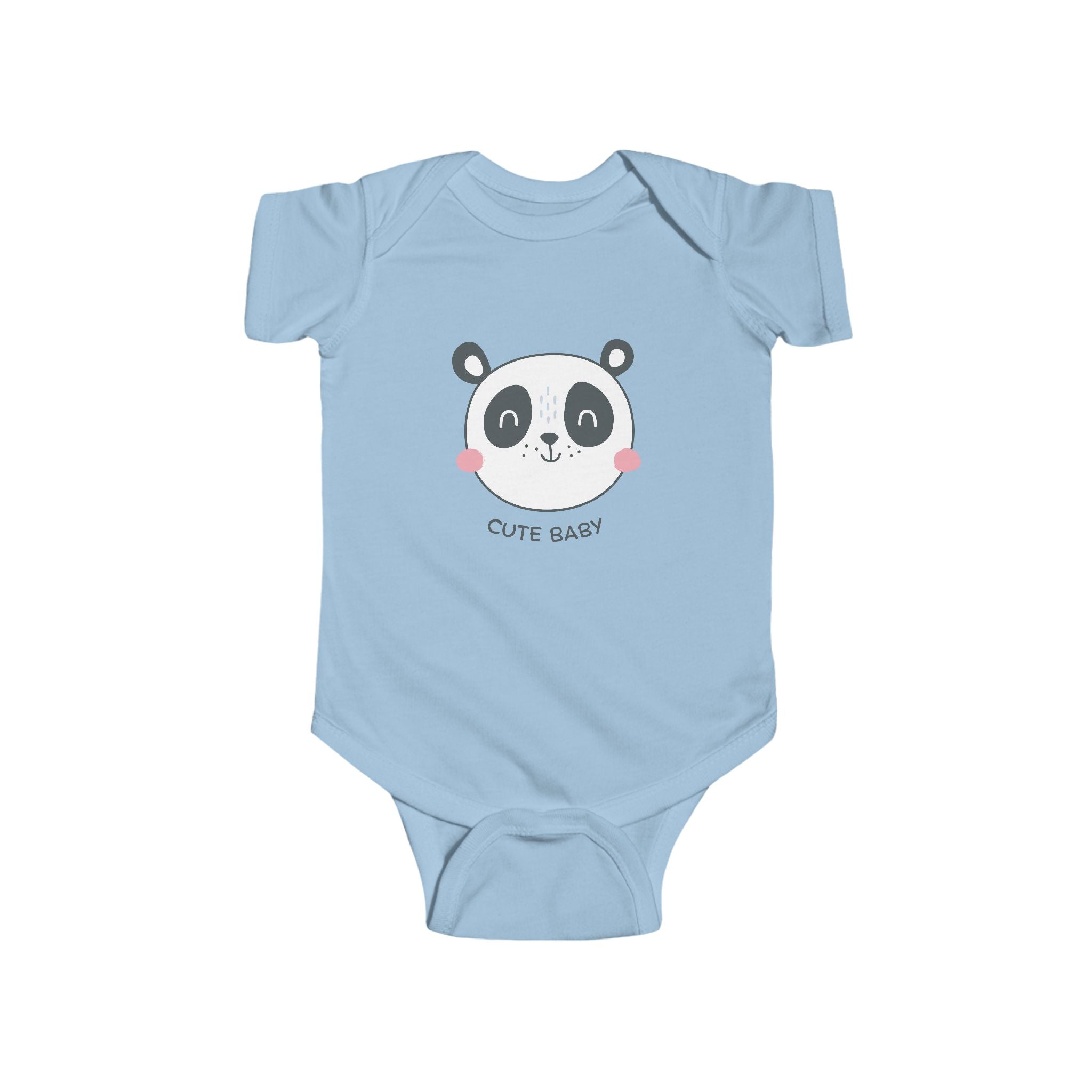 Panda "Cute Baby" Infant Bodysuit, Cute Designs, Gift for Baby, Comfortable, Baby Shower Gift, Newborn Outfit, Baby Clothing