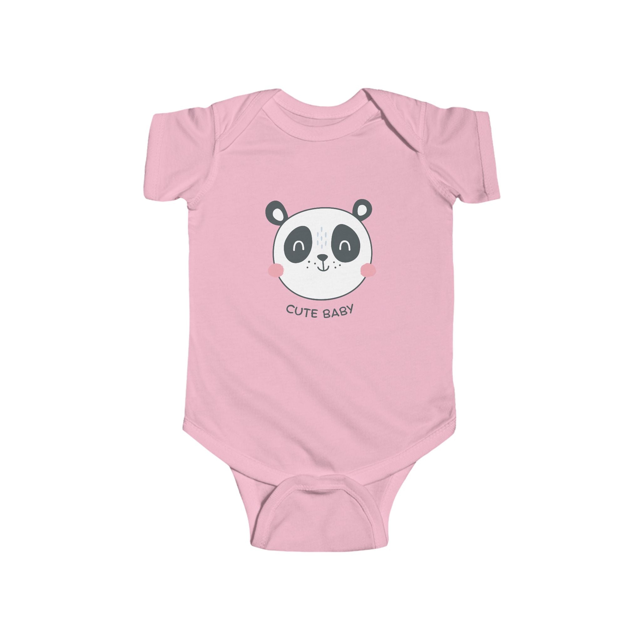 Panda "Cute Baby" Infant Bodysuit, Cute Designs, Gift for Baby, Comfortable, Baby Shower Gift, Newborn Outfit, Baby Clothing