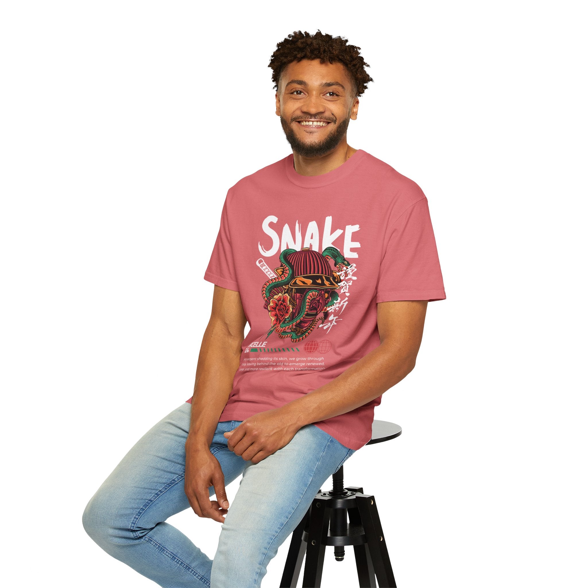 Snake, Graphic Design Unisex T-shirt, Casual Cotton Outwear, Gift for Him- Gift for Her, Stylish Tee, Cool Shirt, Trendy Apparel, Comfortable Top,