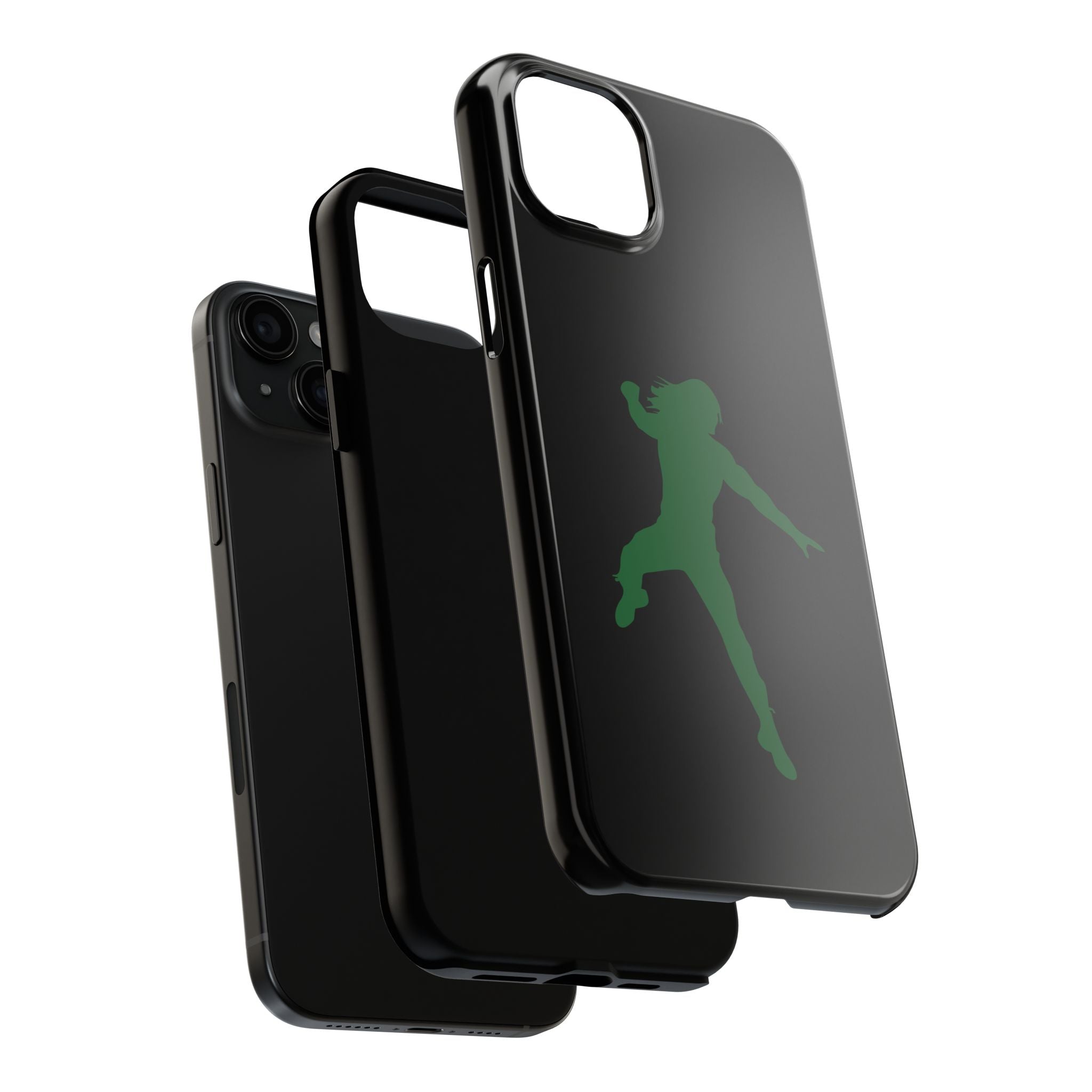 Roman Reigns Jump Green Graphic Design, iPhone and Samsung Case Cool Graphic Sports Fan Phone Case