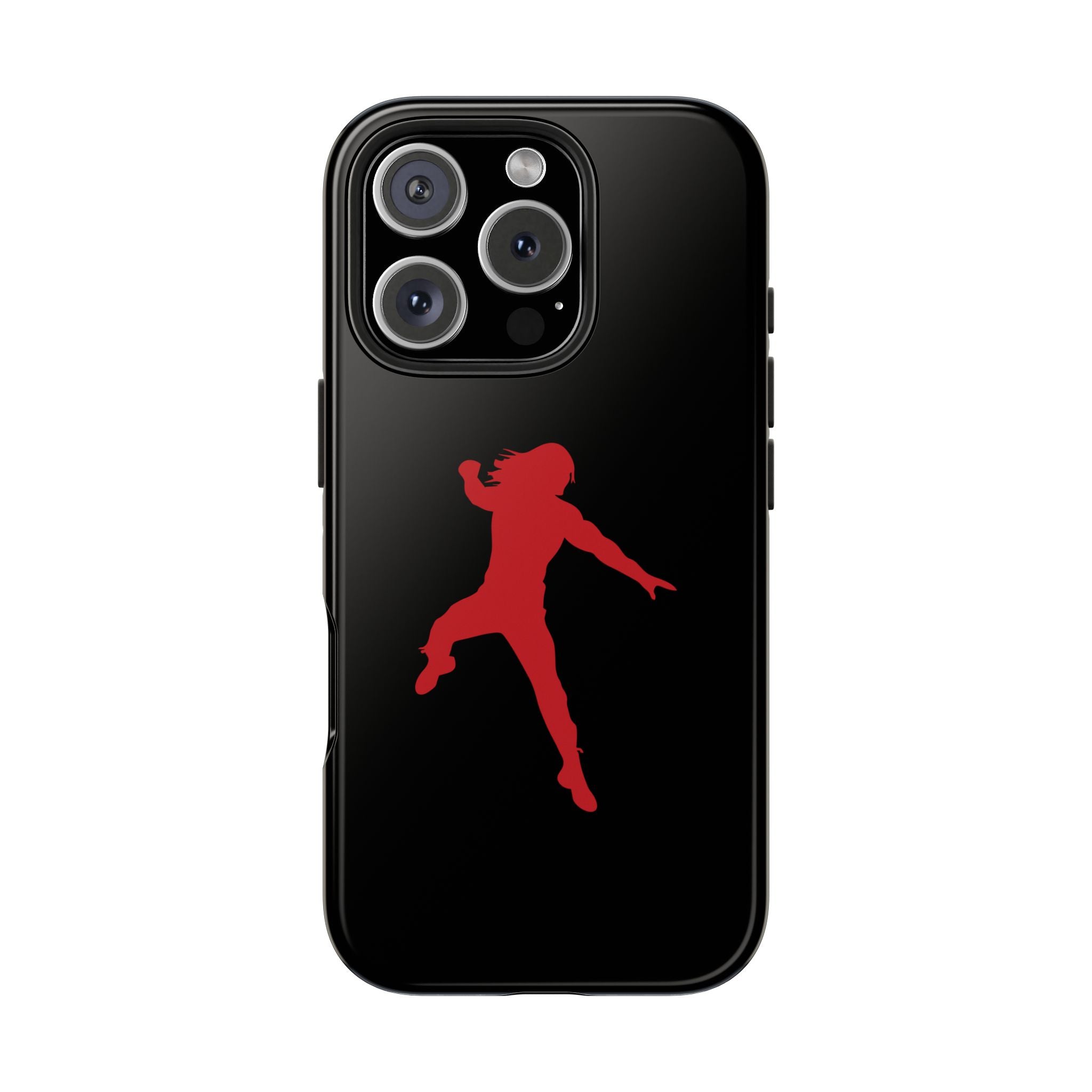 Roman Reigns Jump Red Graphic Design, iPhone and Samsung Case Cool Graphic Sports Fan Phone Case