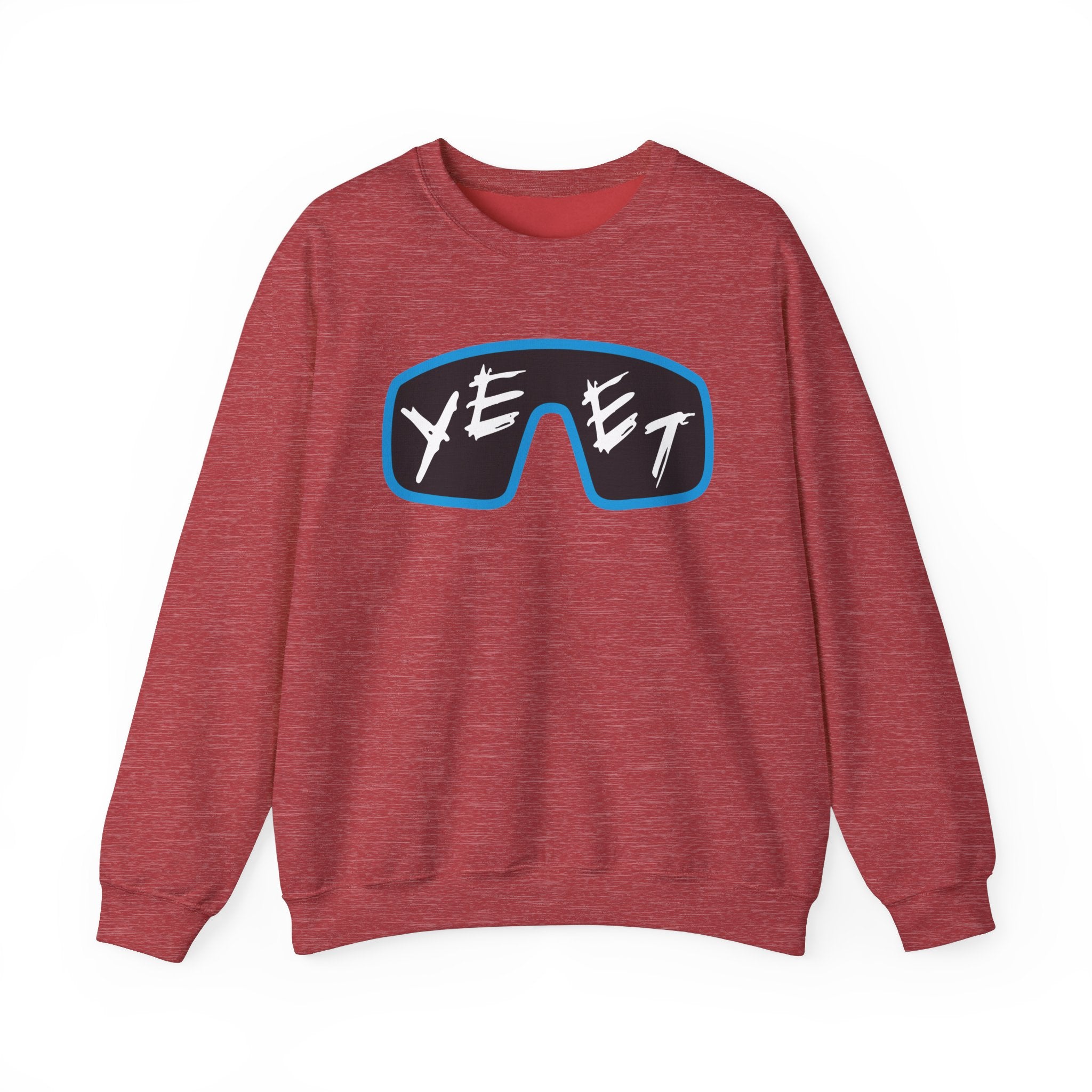 Yeet Glasses Sweatshirt, Wrestling Fan Unisex Sweatshirt - Gift for Him or Her, Casual Outwear, Heavy Blend Crewneck Sweatshirt