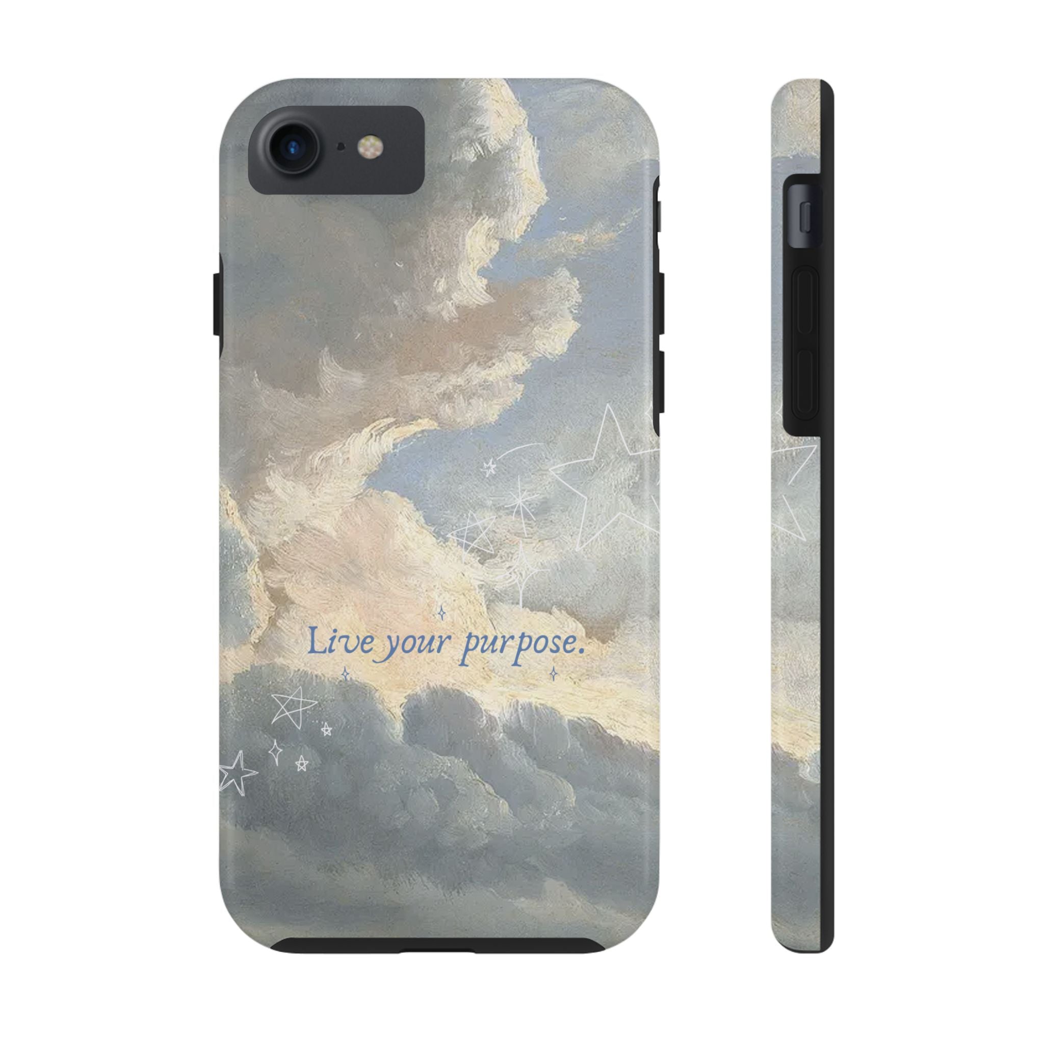 Live Your Purpose, Elegant Phone Cases, Stylish Phone Covers, Chic Phone Protectors, Fashionable Case for Her, Trendy Smartphone Accessories