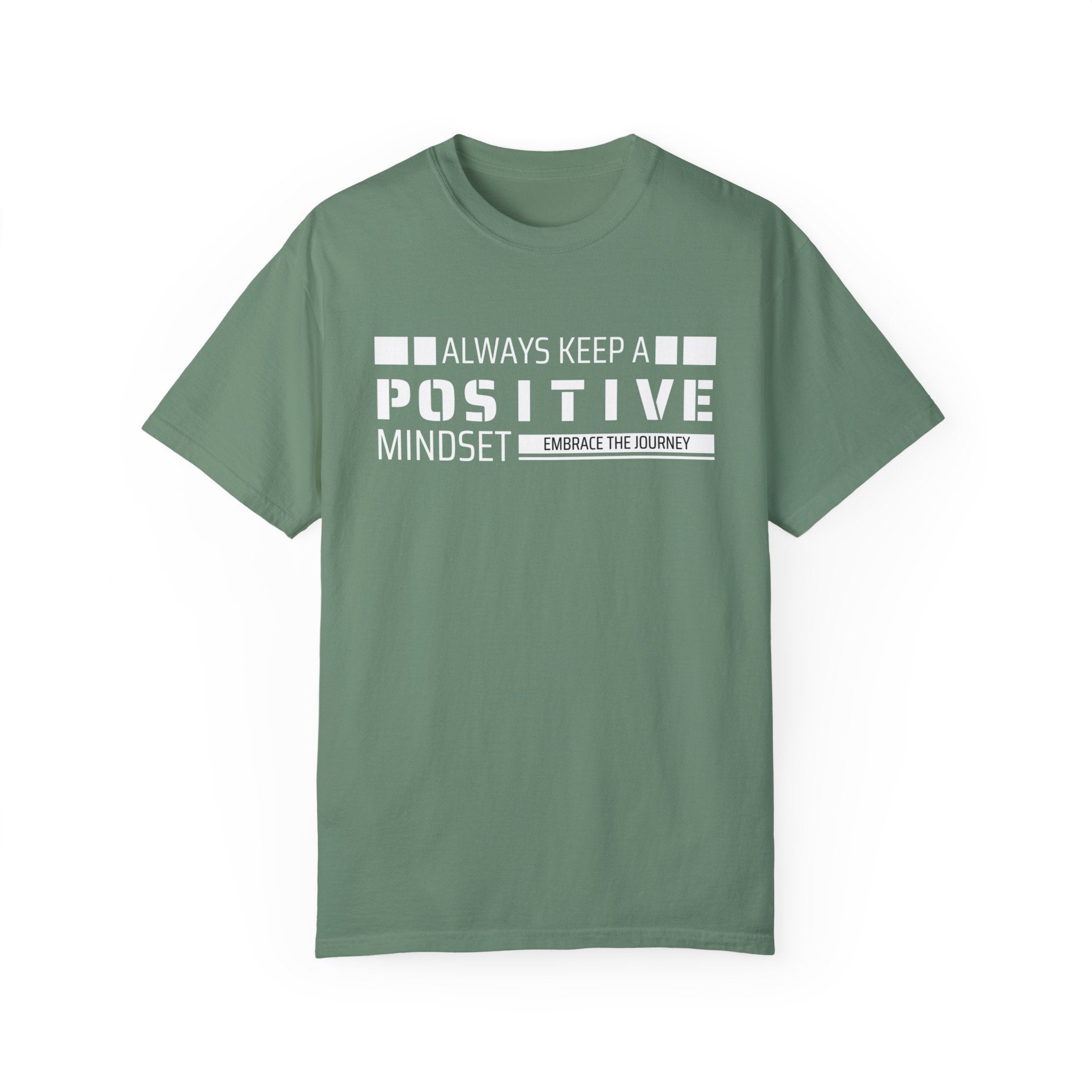 Always Keep A Positive Mindset, Graphic Design Unisex T-shirt, Casual Cotton Outwear, Gift for Him- Gift for Her, Stylish Tee, Cool Shirt, Trendy Apparel, Comfortable Top,