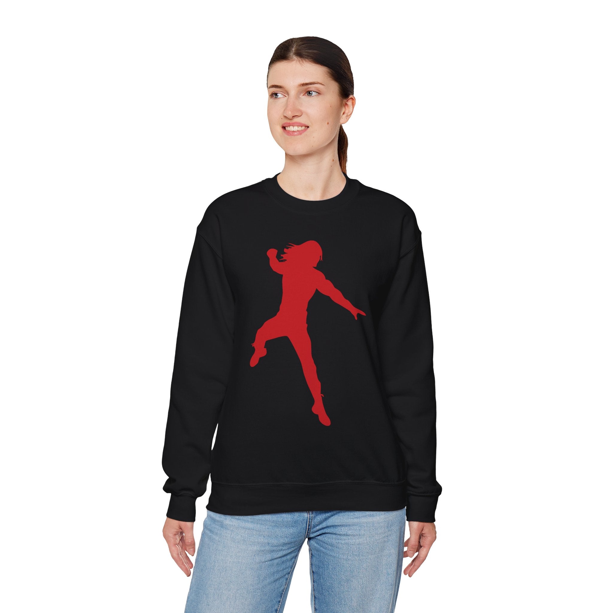 Roman Reigns Red Design, Wrestling Fan Unisex Sweatshirt - Gift for Him or Her, Casual Outwear, Graphic Design, Heavy Blend Crewneck Sweatshirt