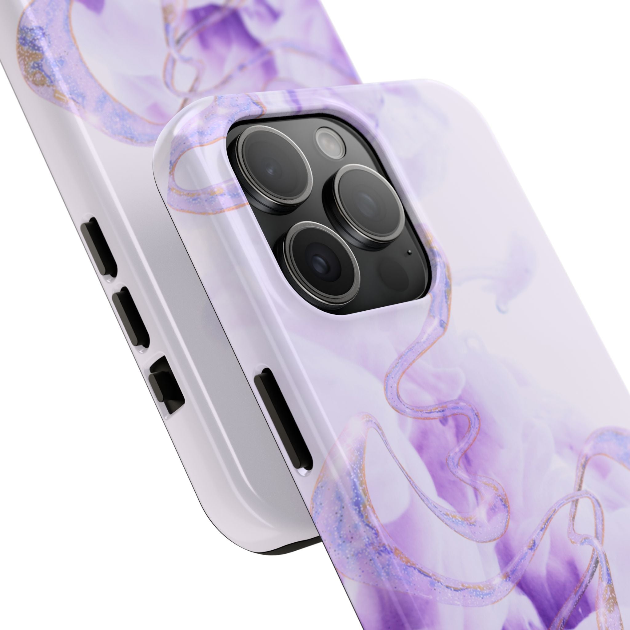 Abstract Purple Fluid Design, Elegant Phone Cases, Stylish Phone Covers, Chic Phone Protectors, Fashionable Case for Her, Trendy Smartphone Accessories