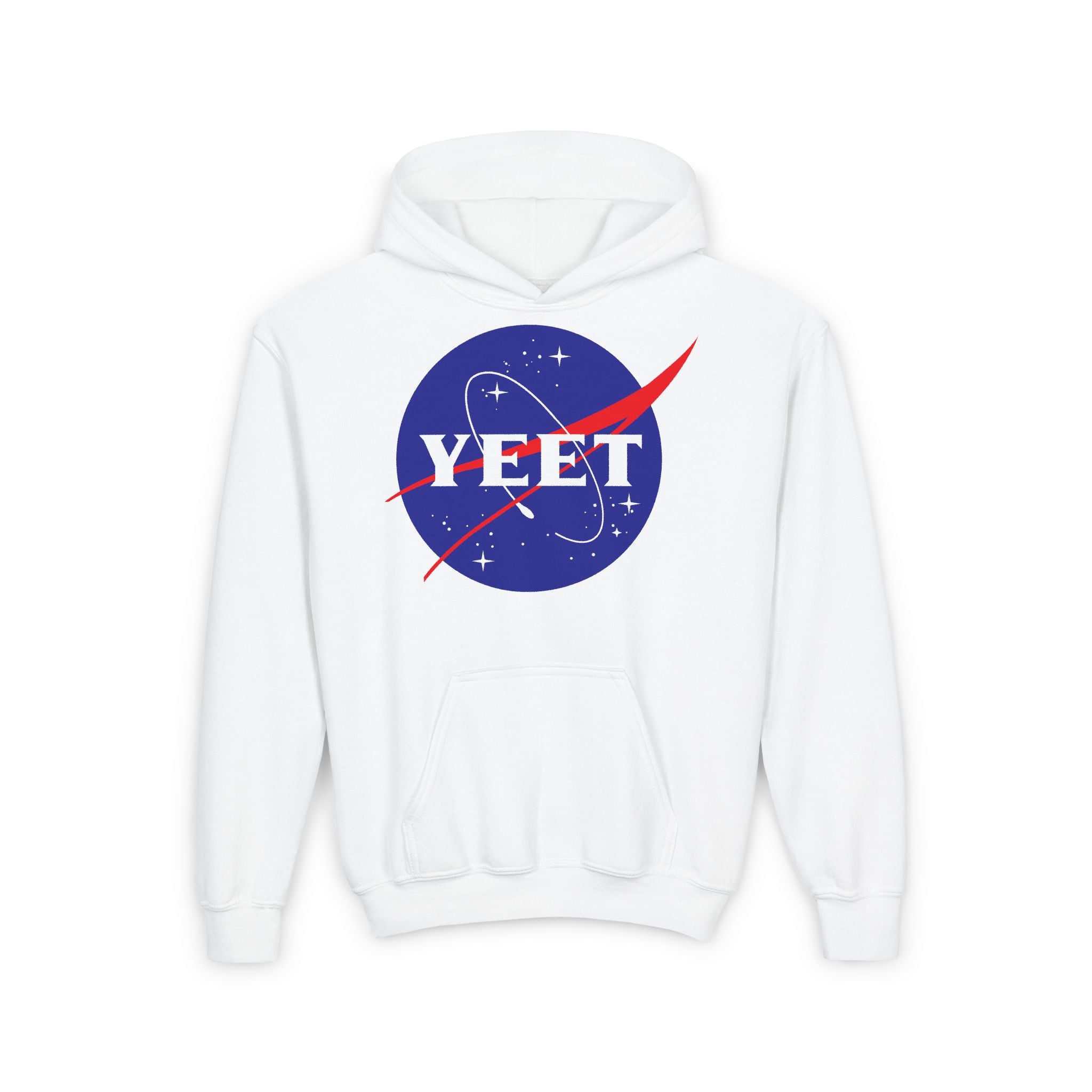 Yeet Nasa Design, Sports Fan Kids Hoodies - Youth Heavy Blend Hooded Sweatshirt, Unisex Wrestling Fan Hoodies, Gift for Her-Him, Casual Outwear