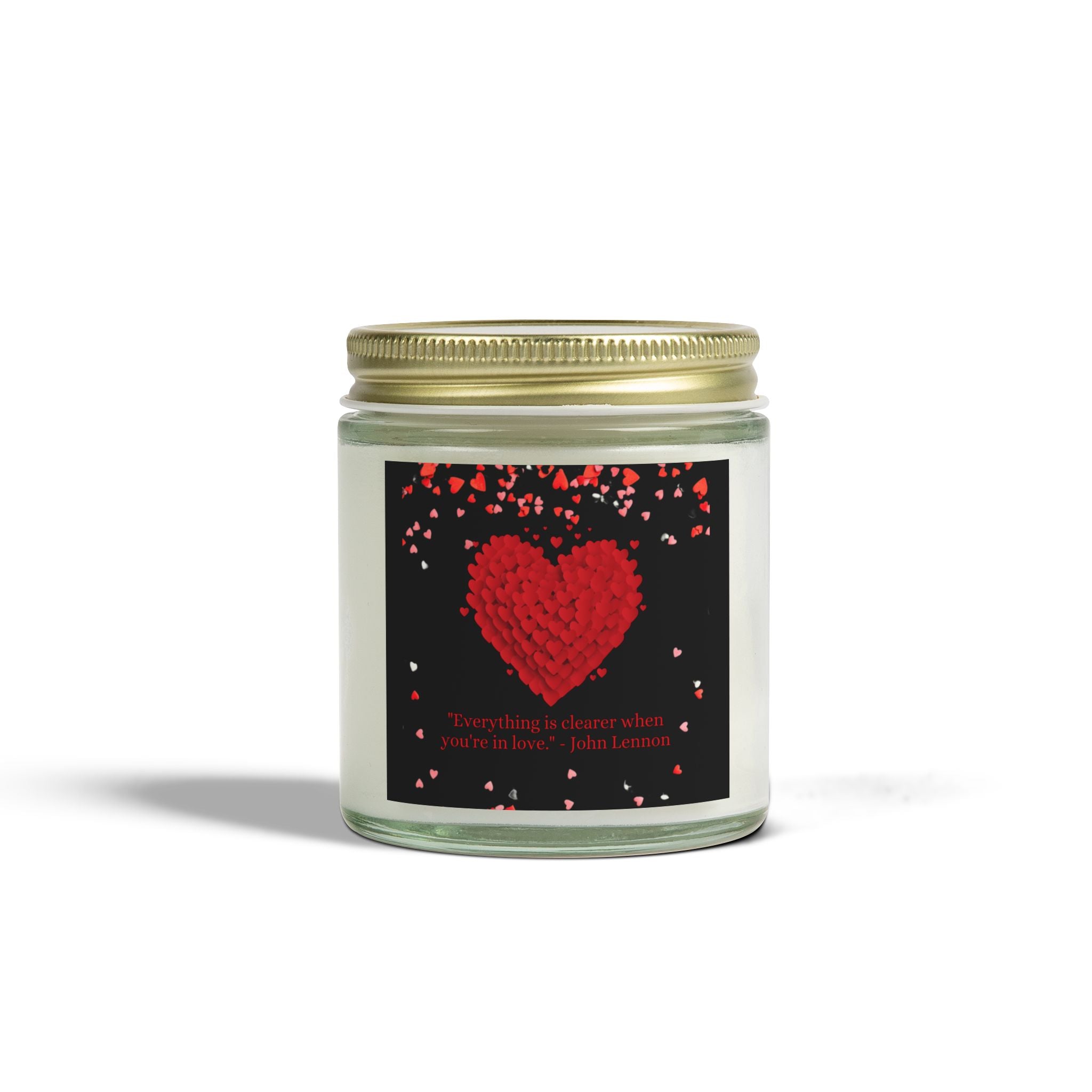 Red Hearts, Valentine's Day Candle, Scented Candles, Luxury Candles Gifts for Women, Stress Relief Luxury Aromatherapy Candles, Romantic Candle Valentines Day Gifts for Her