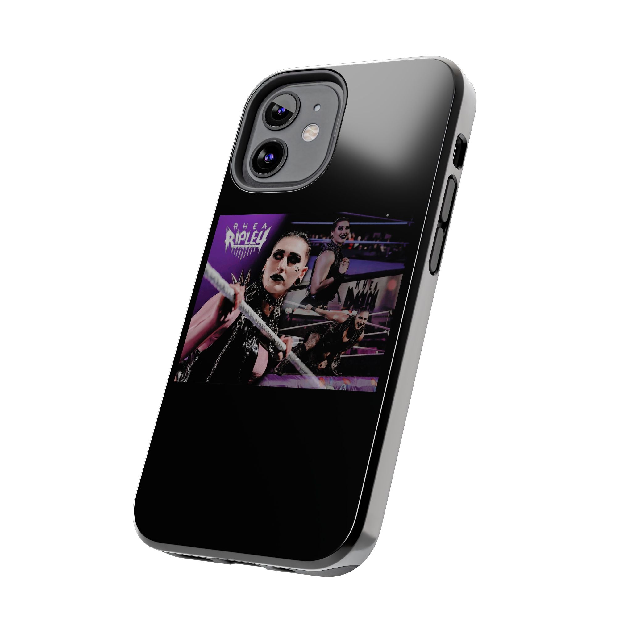 Rhea Ripley Wrap Graphic Portrait Design, iPhone and Samsung Case Cool Graphic Sports Fan Phone Case