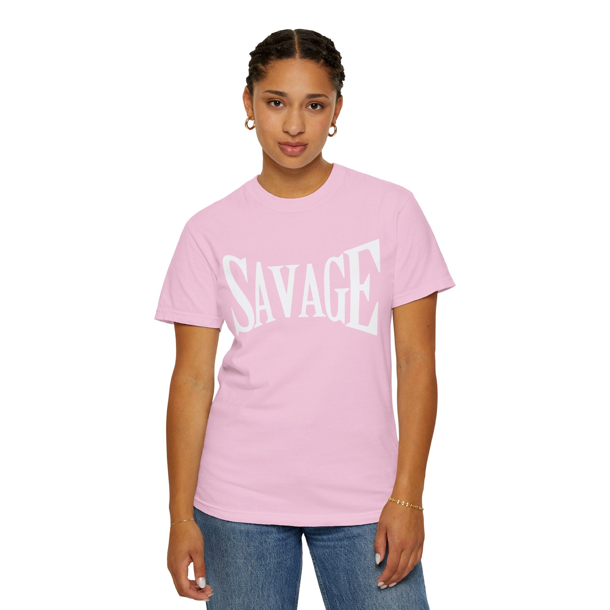 Savage, Graphic Design Unisex T-shirt, Casual Cotton Outwear, Gift for Him- Gift for Her, Stylish Tee, Cool Shirt, Trendy Apparel, Comfortable Top,