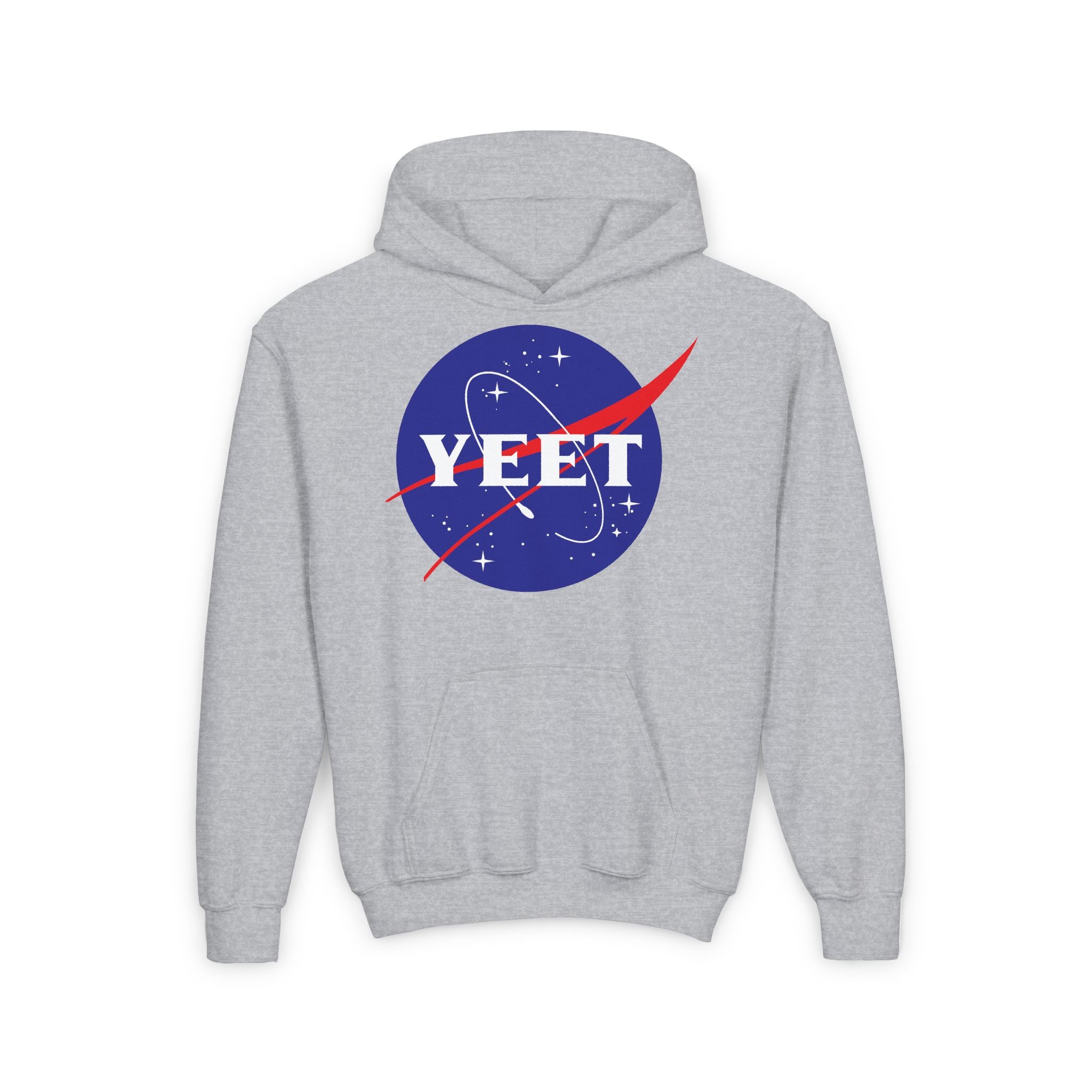 Yeet Nasa Design, Sports Fan Kids Hoodies - Youth Heavy Blend Hooded Sweatshirt, Unisex Wrestling Fan Hoodies, Gift for Her-Him, Casual Outwear